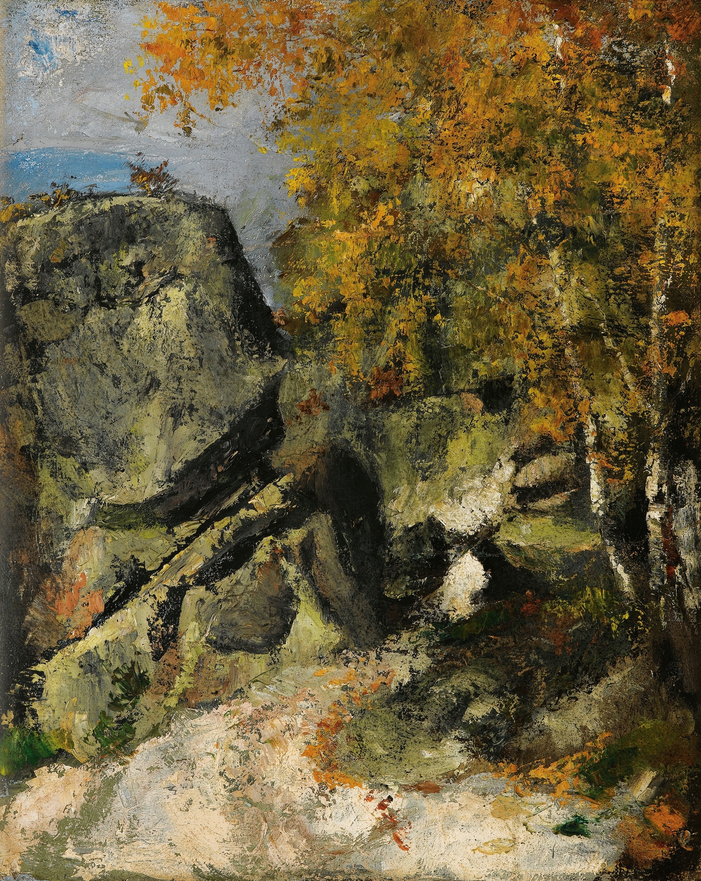 Rochers Dans La Fôret, Fontainebleau (circa 1865-68)