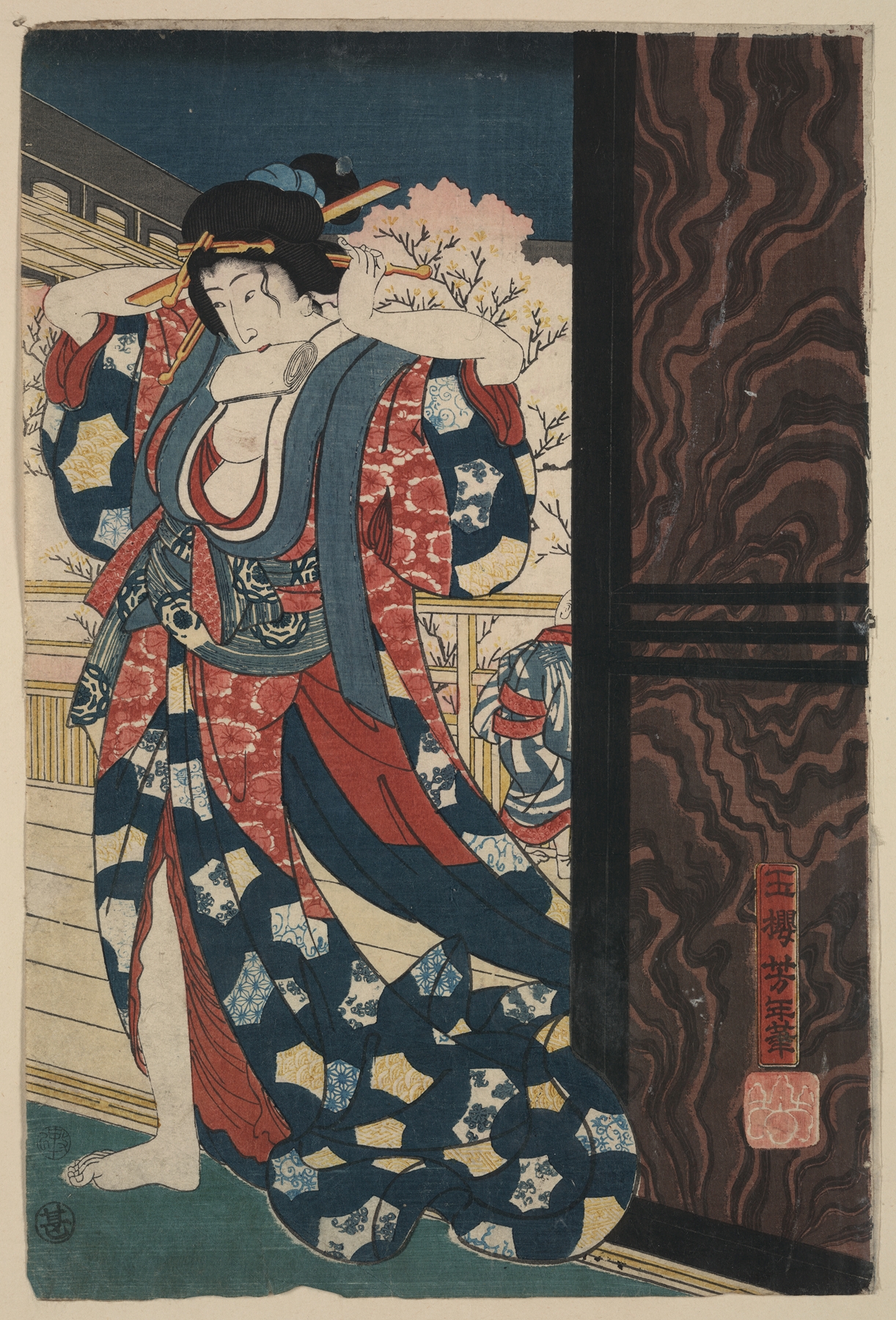 Mage o naosu yūjo (1860)