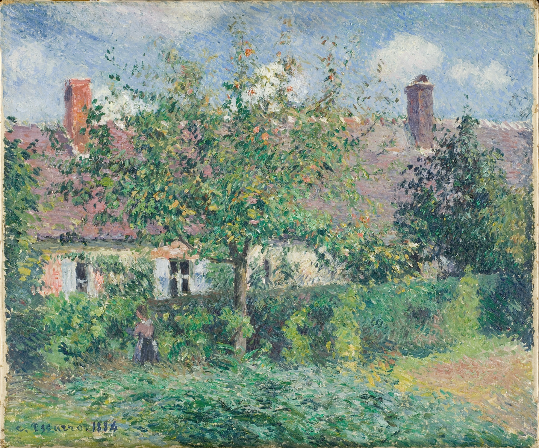 Peasant House at Éragny (1884)