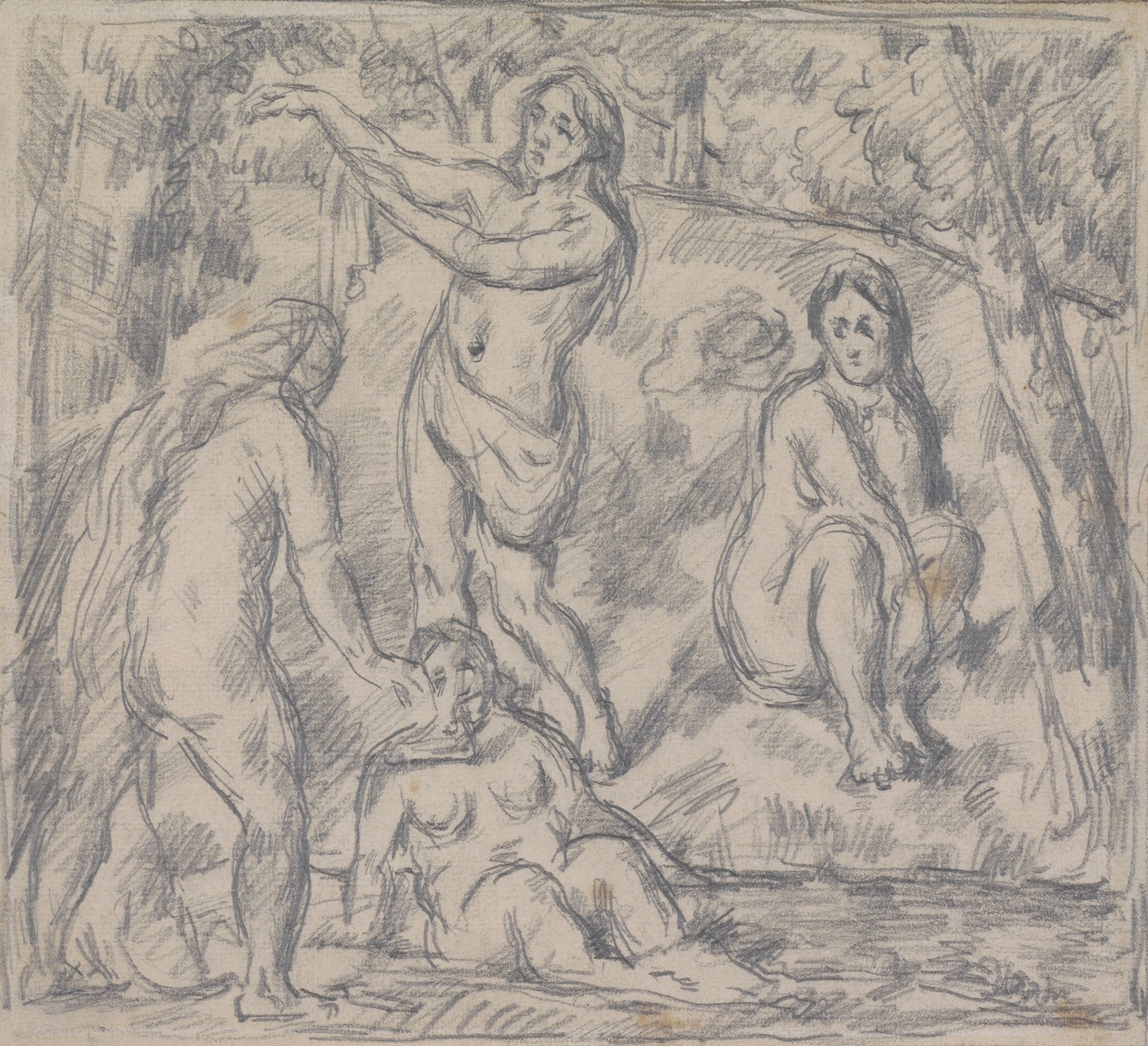 Study of Four Women Bathing (circa 1879 – 1882)