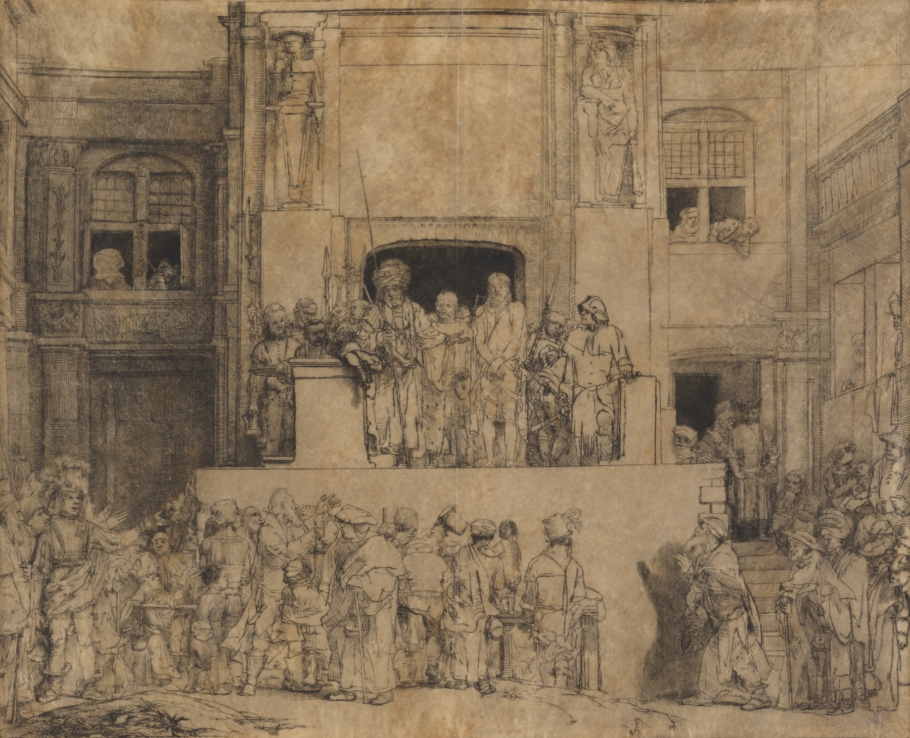 Christ presented to the people; the oblong plate (1655)