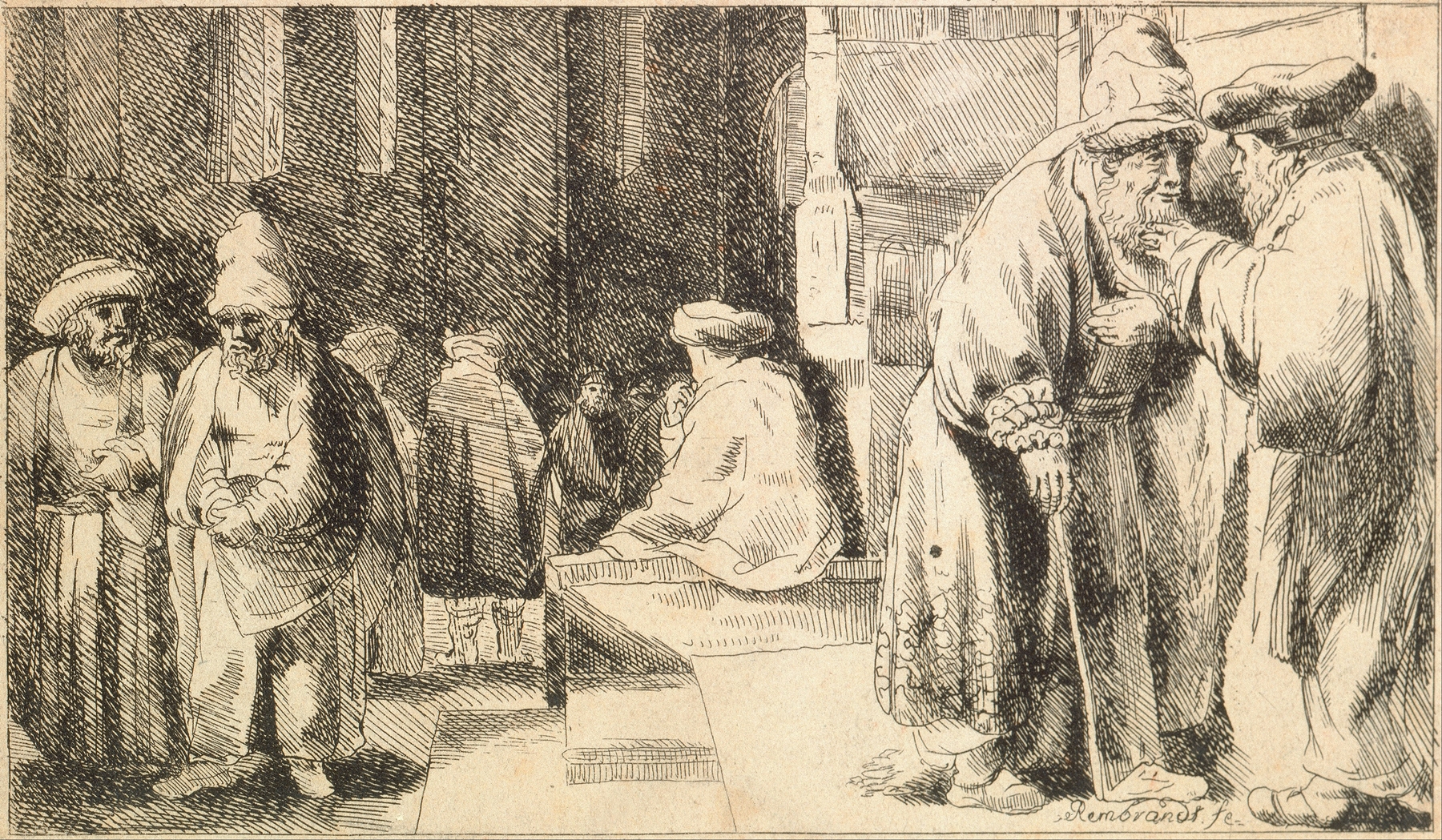 Jews in the Synagogue (1648)