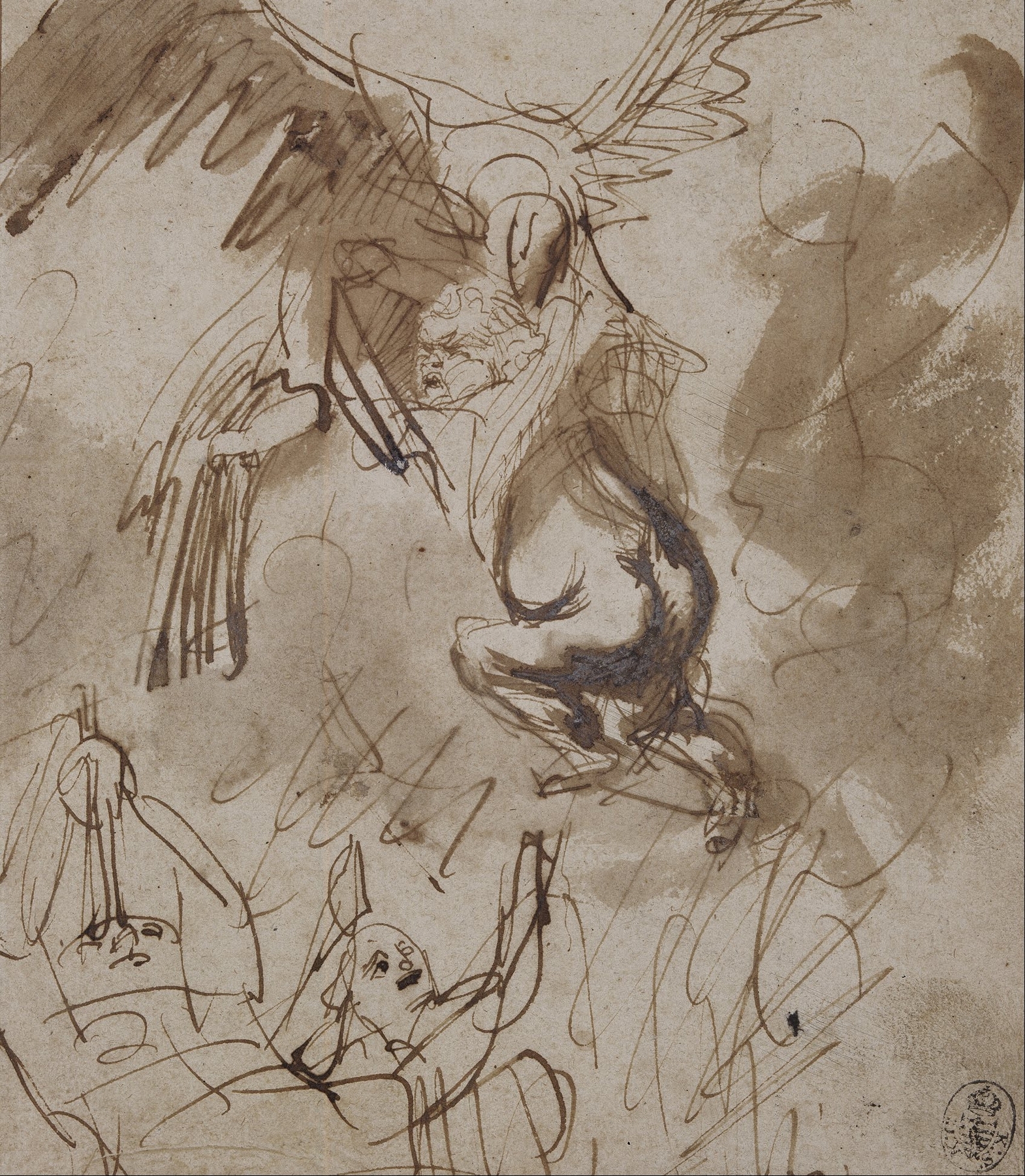Study for The Abduction of Ganymede (1635)