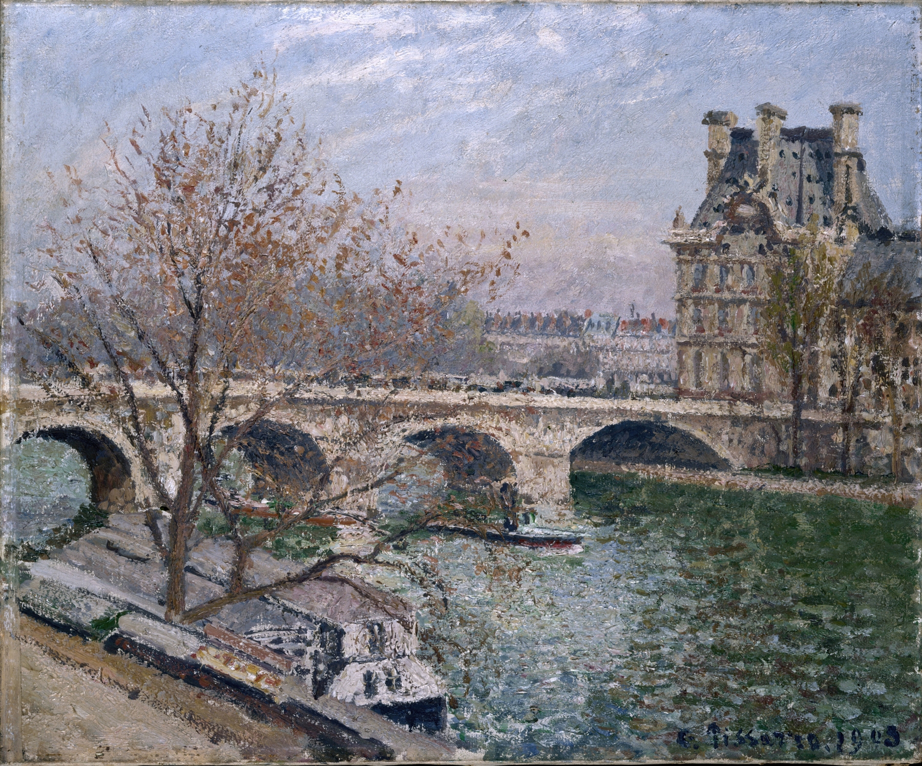 Le Pont Royal et le Pavillon de Flore (1903)