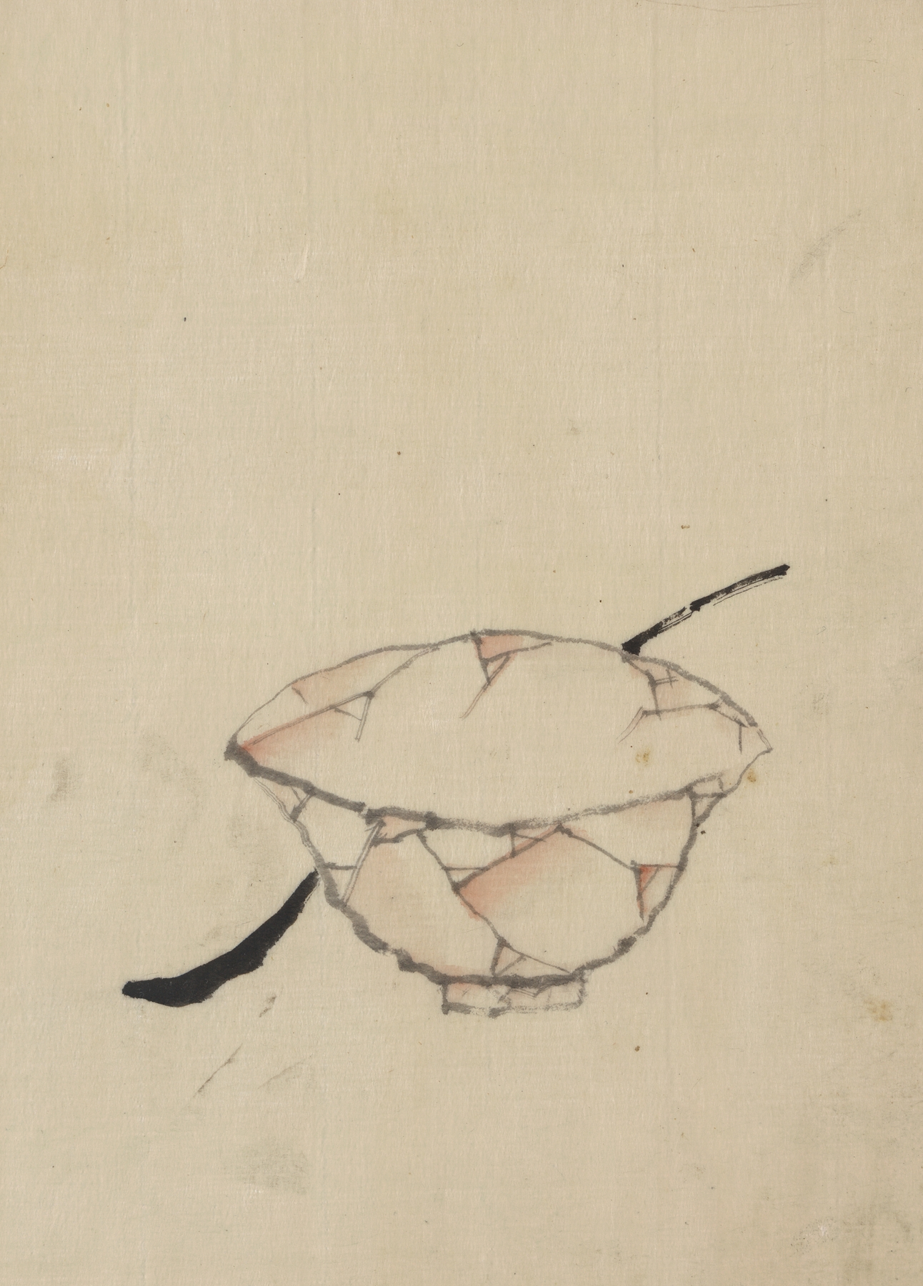 A bowl with a spoon (1830-1850)