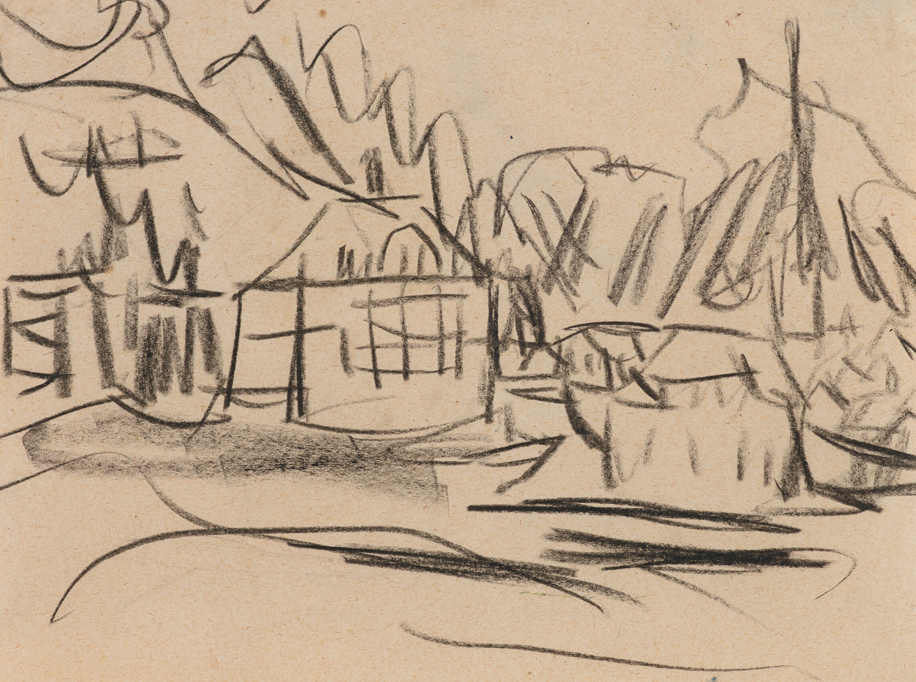 Blick auf Davos (circa 1924)