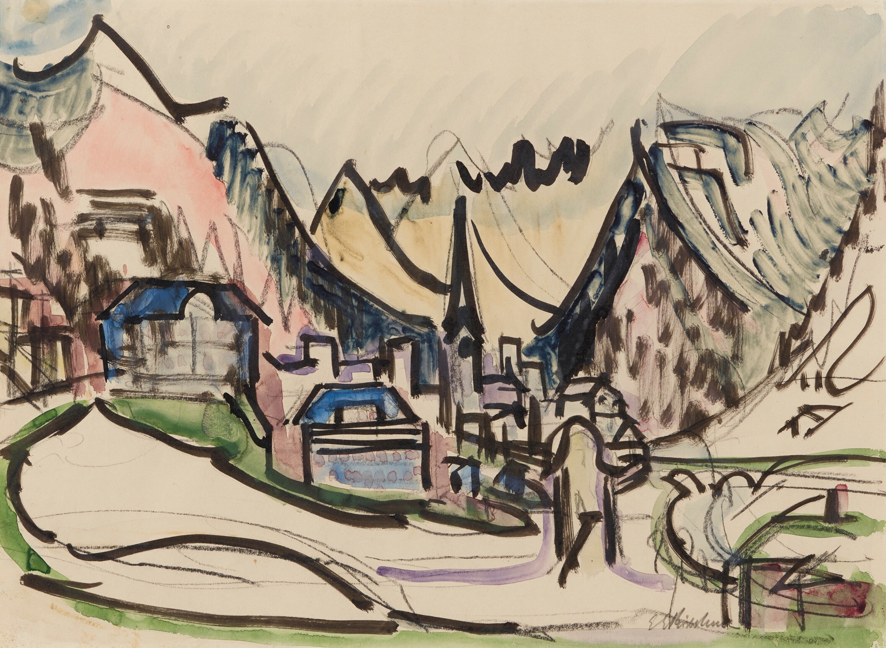 Davos im Winter (circa 1926)