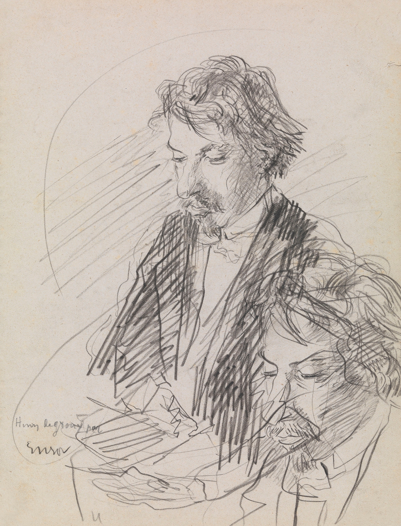Portrait of the Artist Henry de Groux (ca 1883)