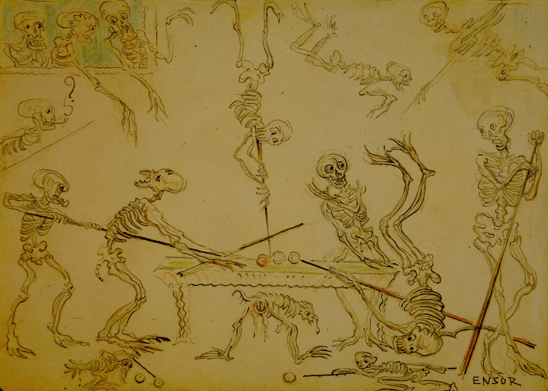 Biljartspelende geraamten (1903)