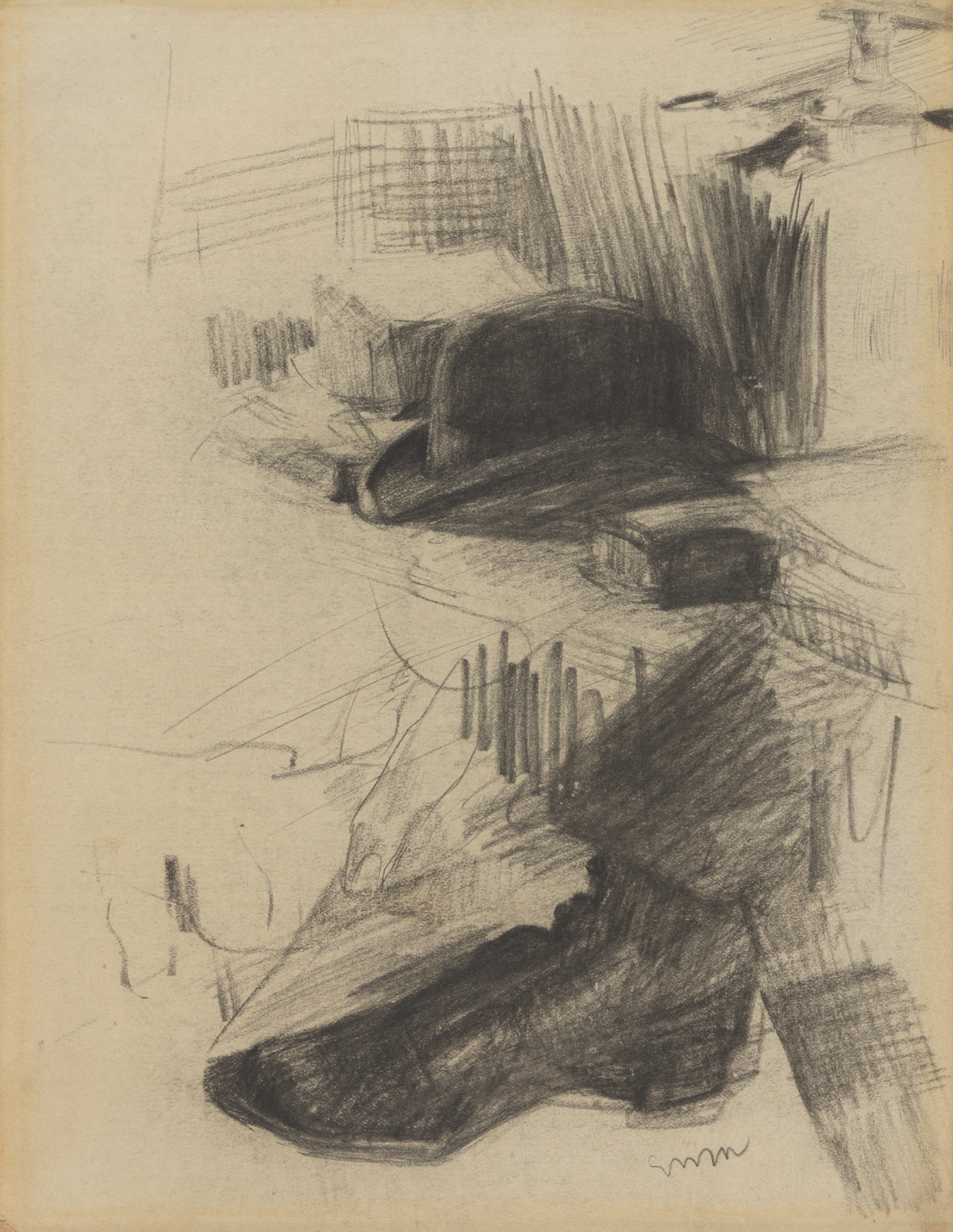 Bolhoed en schoen (1880-1885)