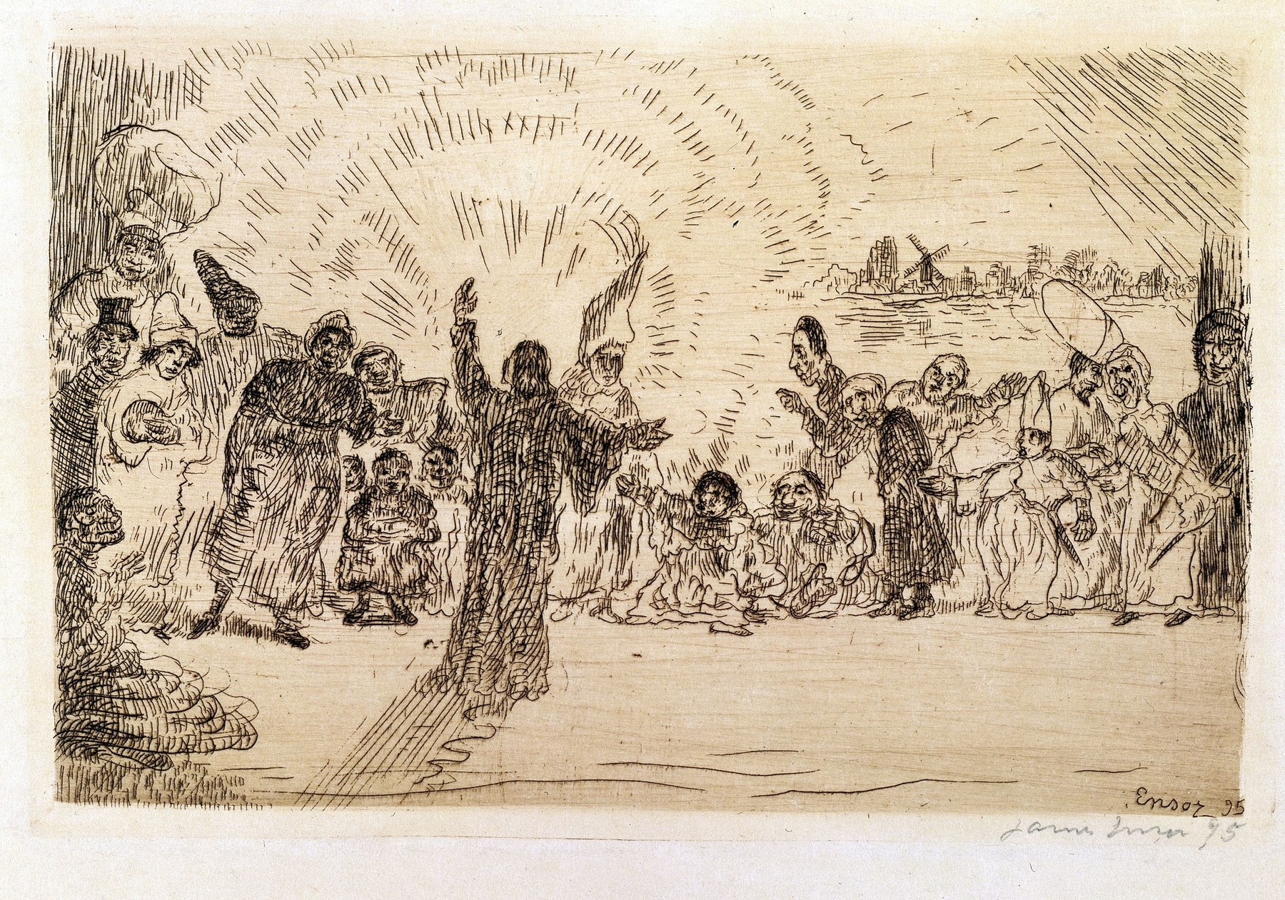 Christ and the Beggars (1895)