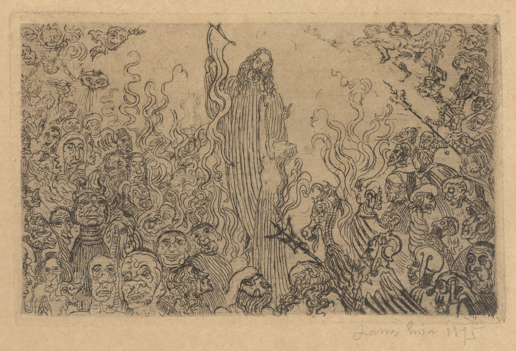 Christus daalt neer in de hel (1895)