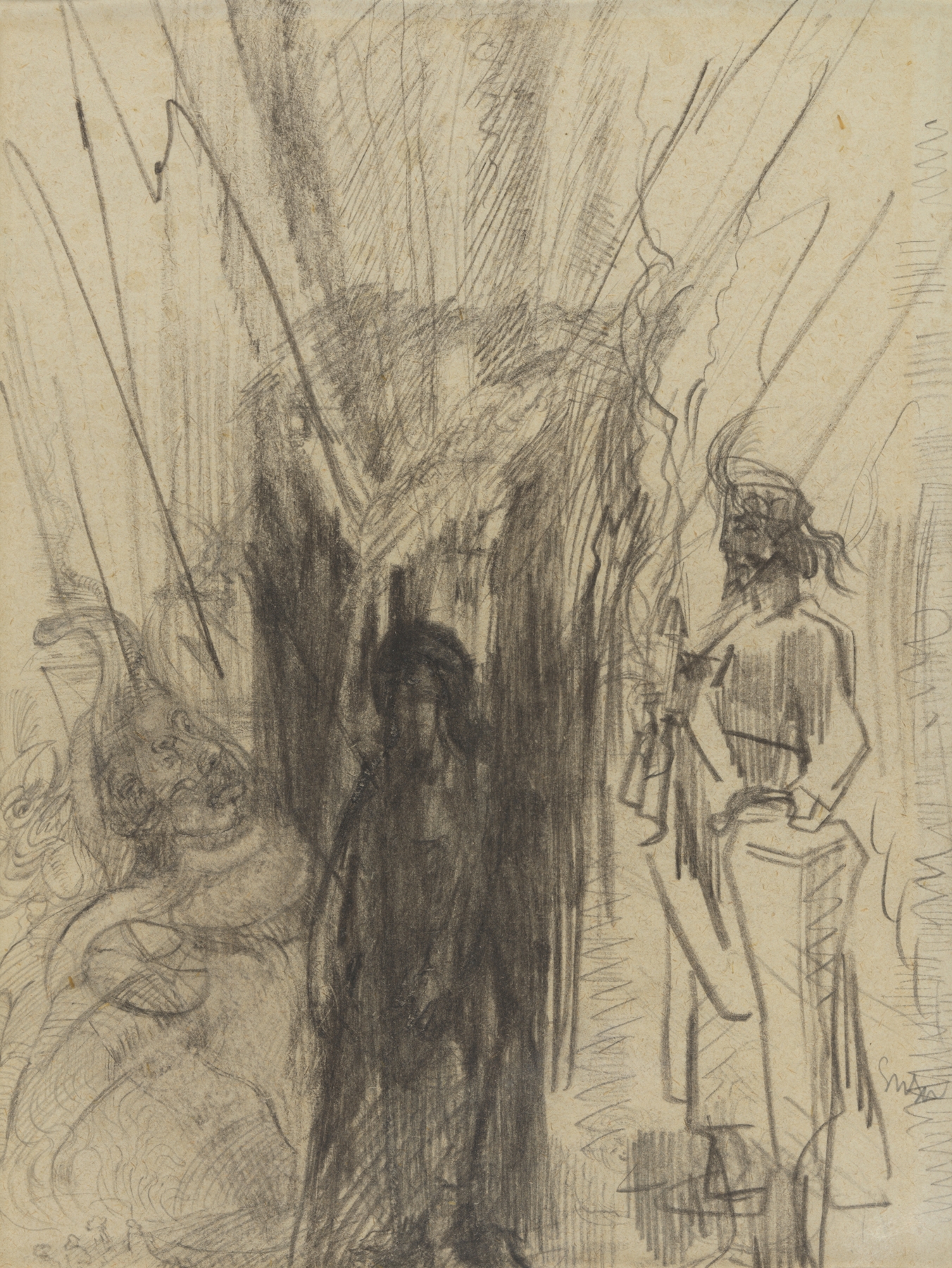 Christus en Romeinse soldaten (1886)