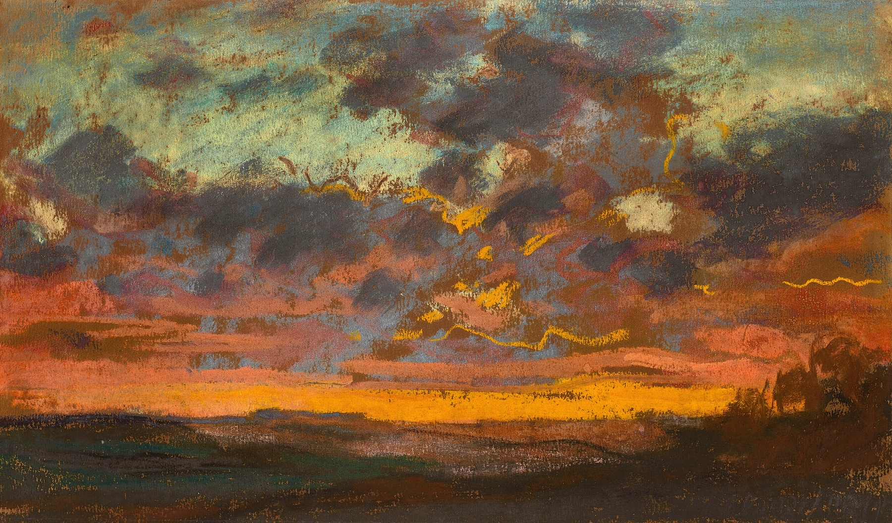 Coucher de soleil (circa 1868)