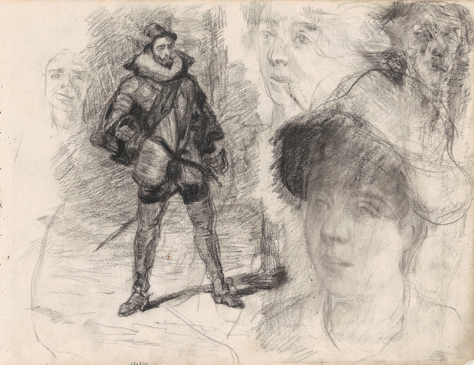 Don Quixote and Four Faces (1877-1879)