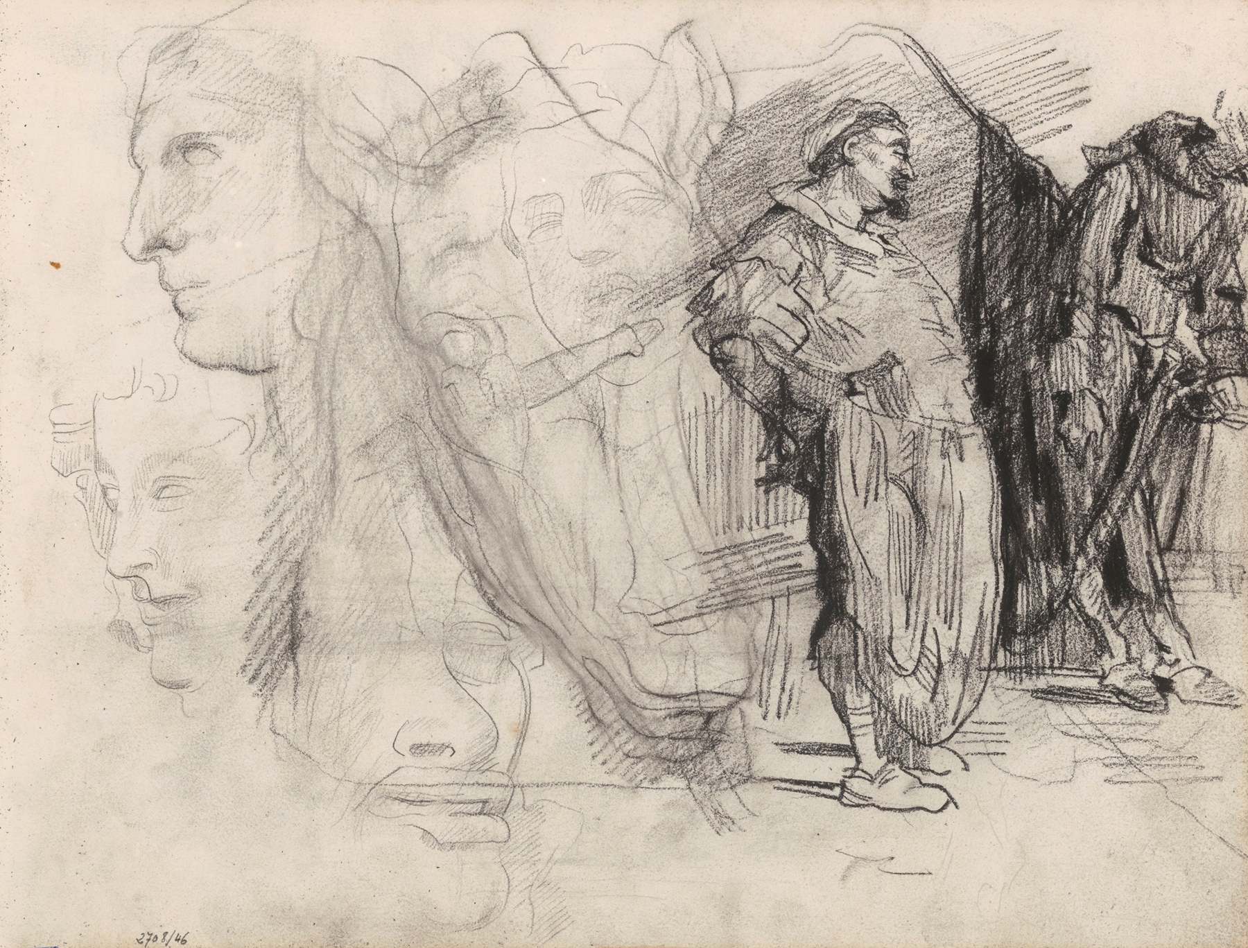 Don Quixote and Horse Head