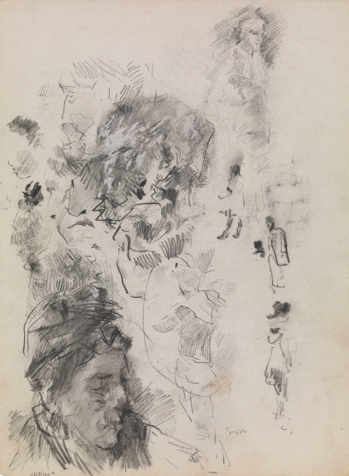 Ensor’s Mother and Silhouettes (1880-1883)