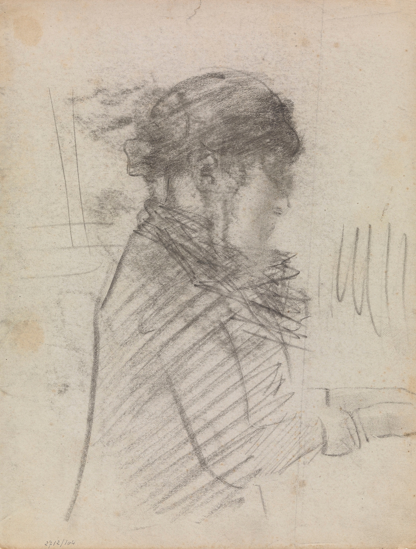 Ensor’s Sister at the Keyboard