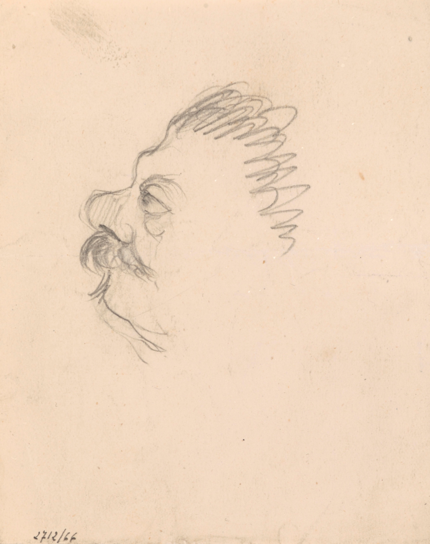 Head of a Man in Profile
