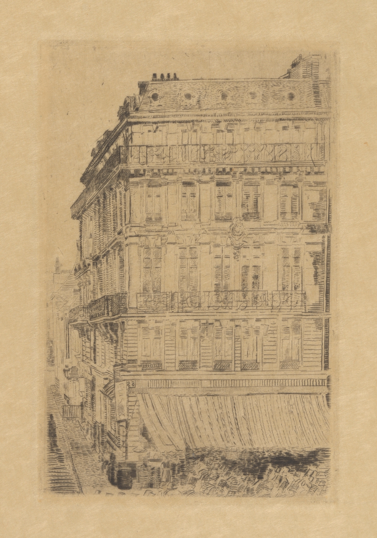 Huis op de Anspachlaan (1888)