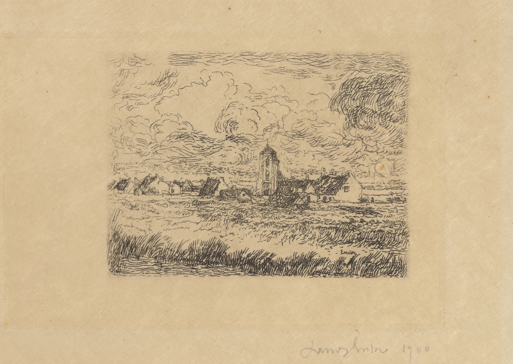 Klein gezicht op Mariakerke (1887)