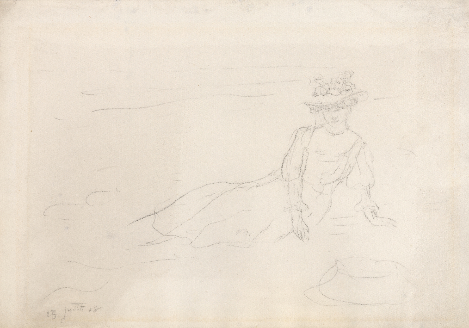 Liggende vrouw (1908)