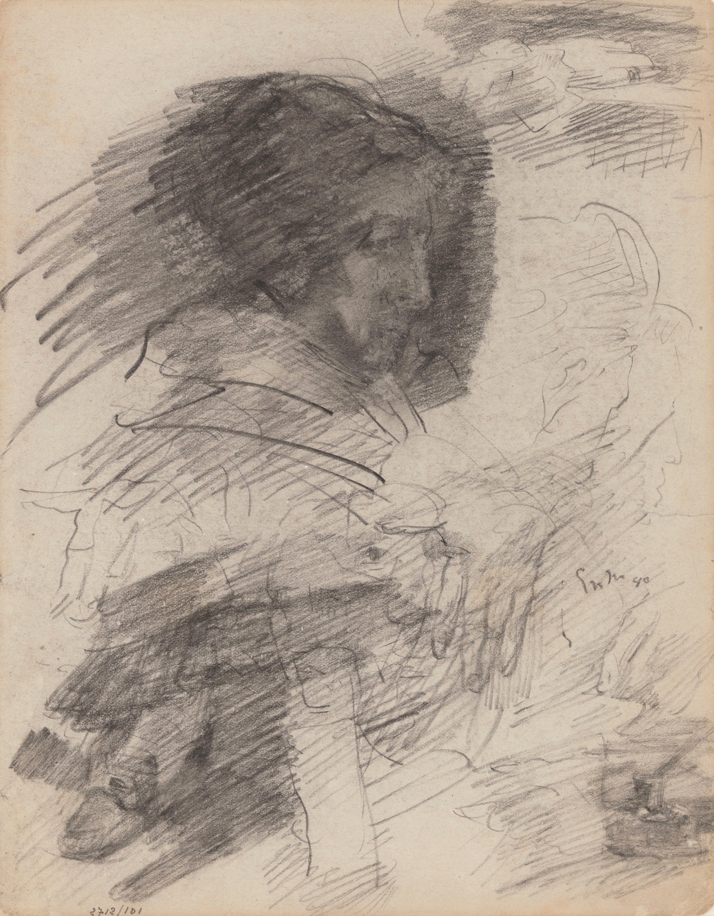 Mother of Ensor, Hands and Foot (1880)