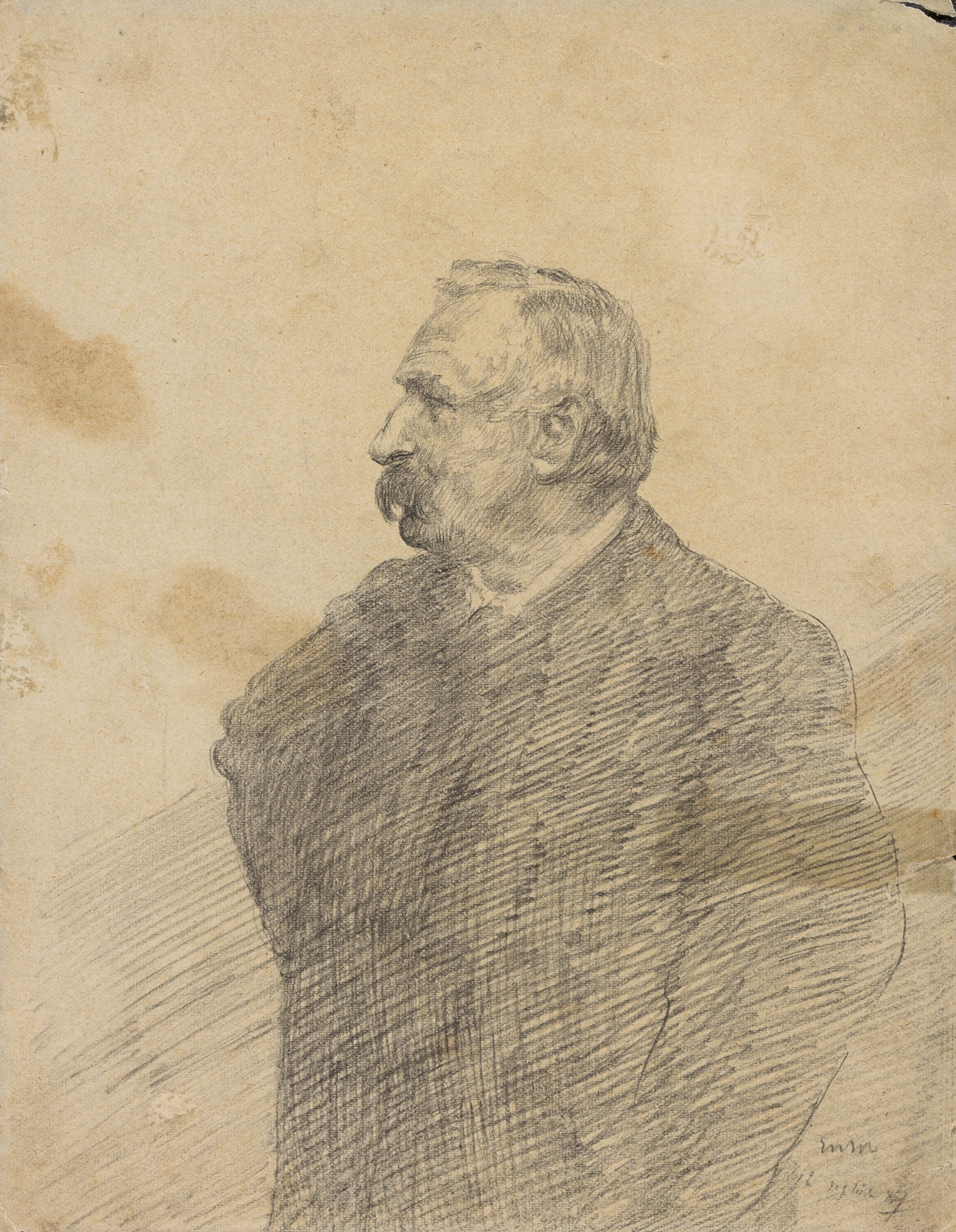 Portret van Ernest Rousseau (1887)