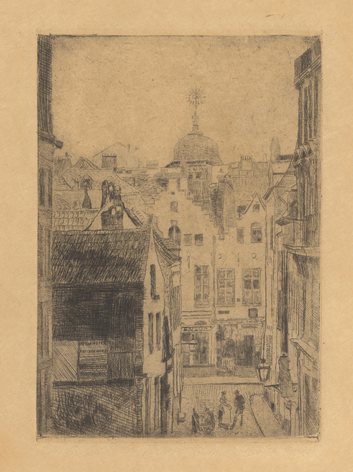 Rue du Bon Secrous, Brussels (1887)