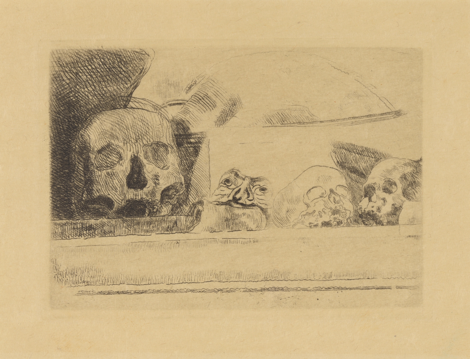 Schedels en maskers (1888)