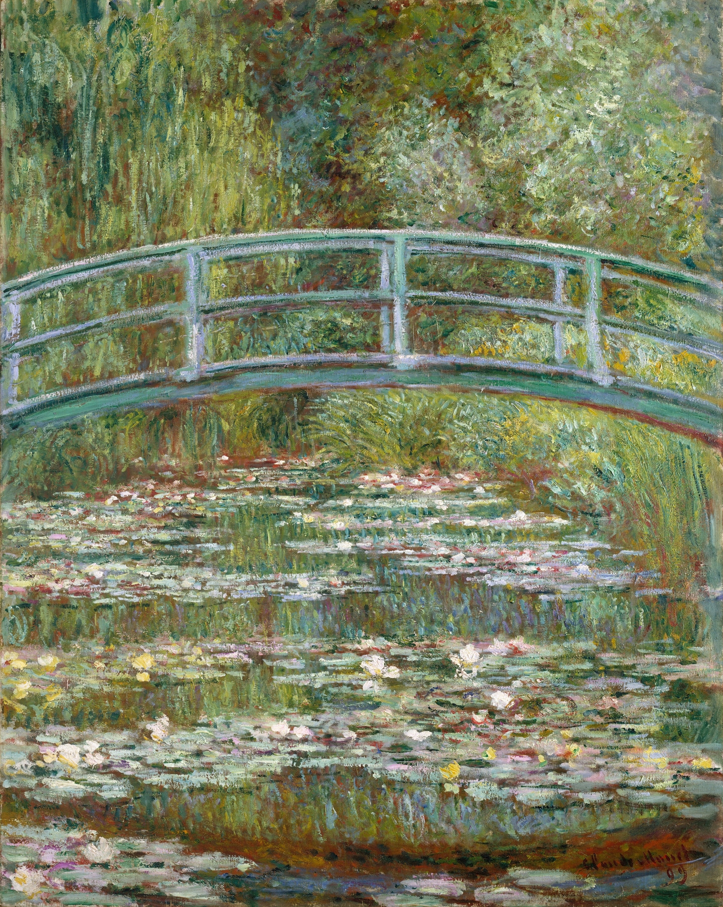 Bridge over a Pond of Water Lilies (1899)