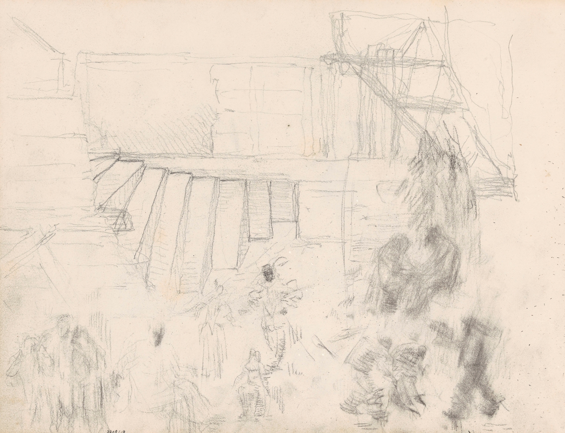 Spiral Staircase and Figures