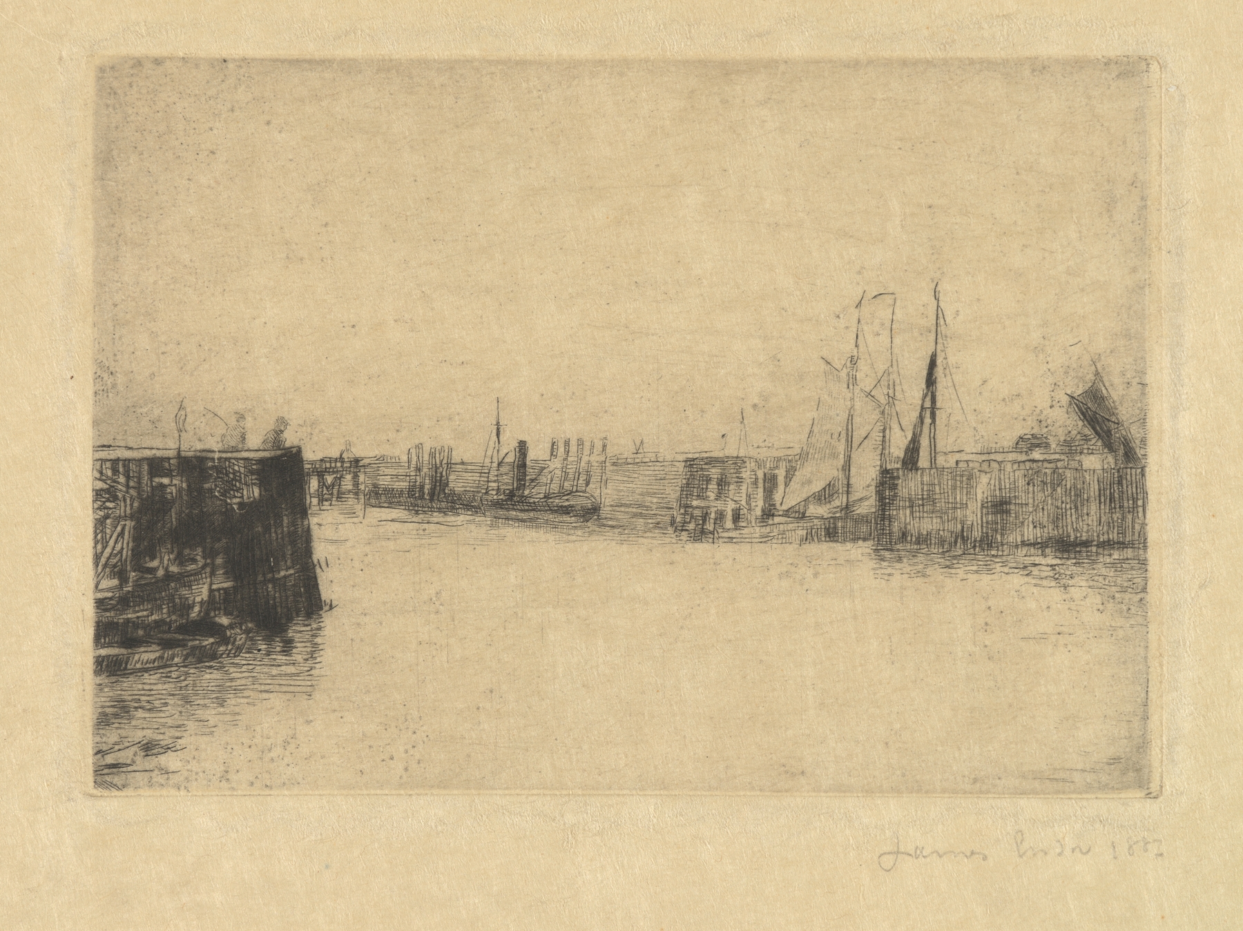 Staketsel – Pier te Oostende (1887)