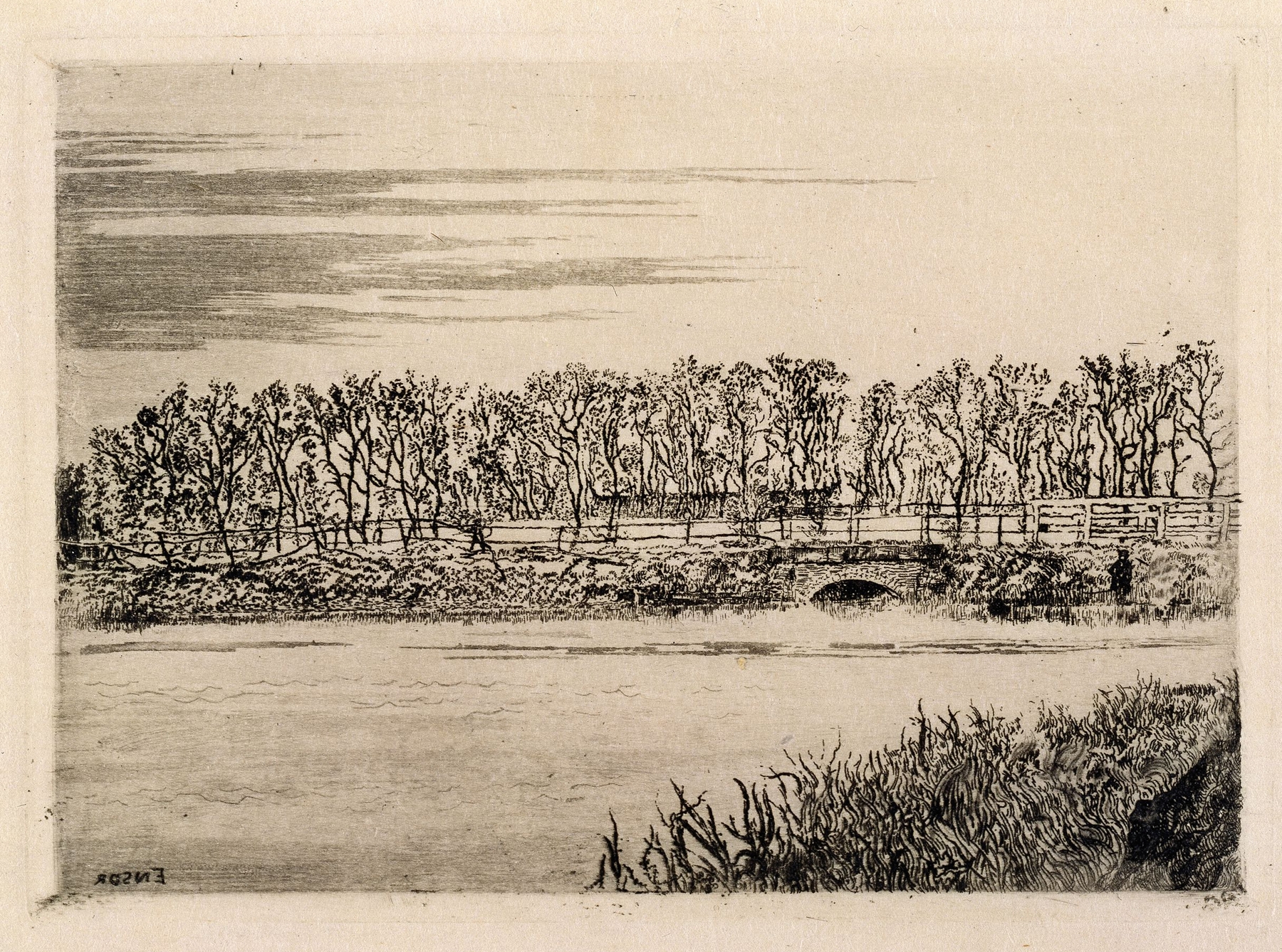 The Bridge in the Wood at Ostend (1889)