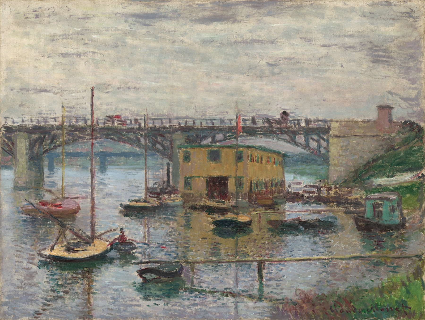 Bridge at Argenteuil on a Gray Day (c. 1876)