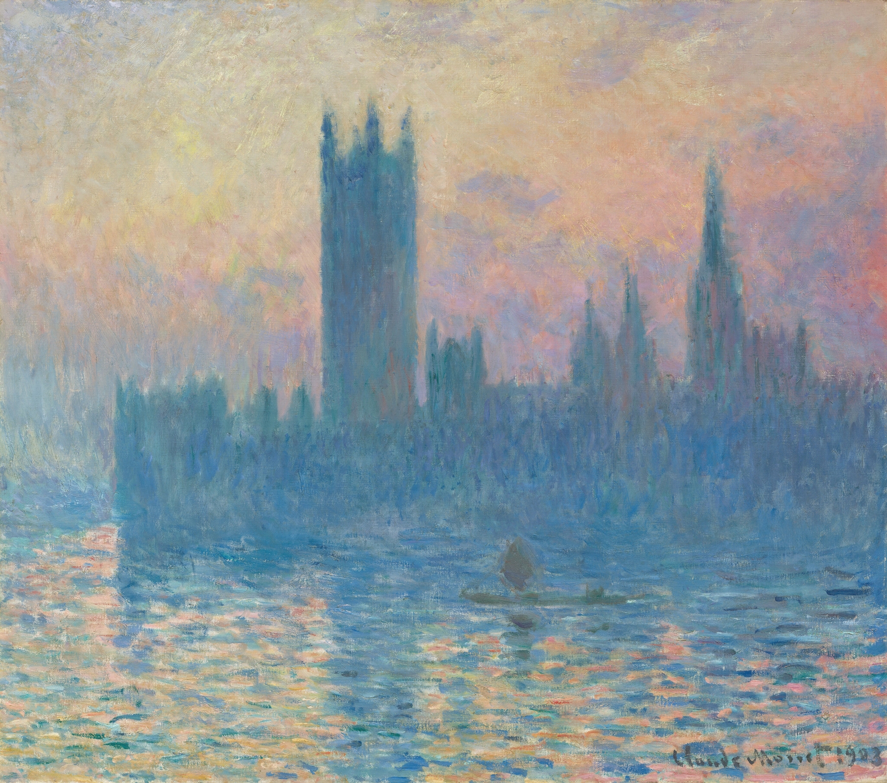 The Houses of Parliament, Sunset (1903)