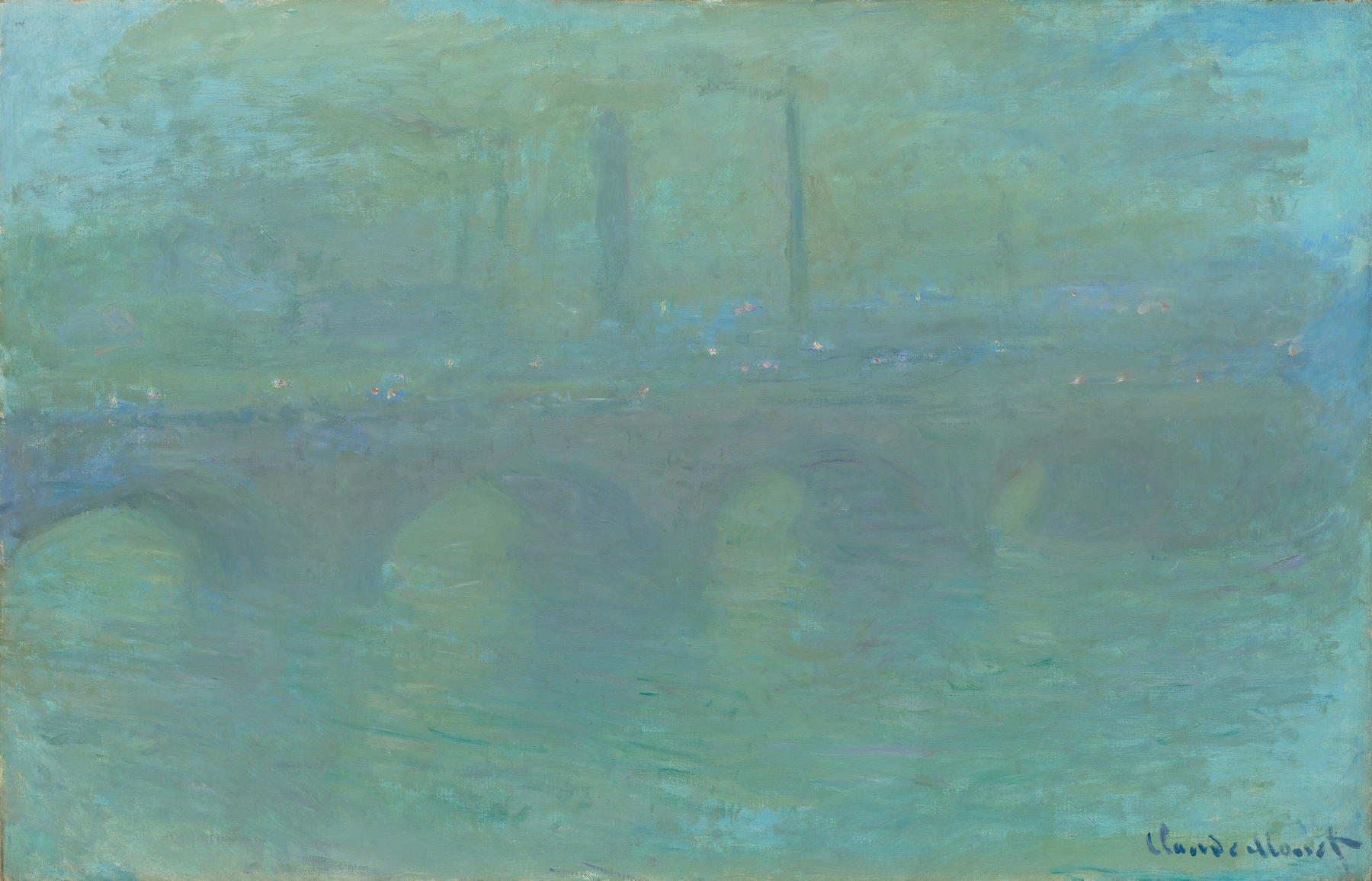 Waterloo Bridge, London, at Dusk (1904)
