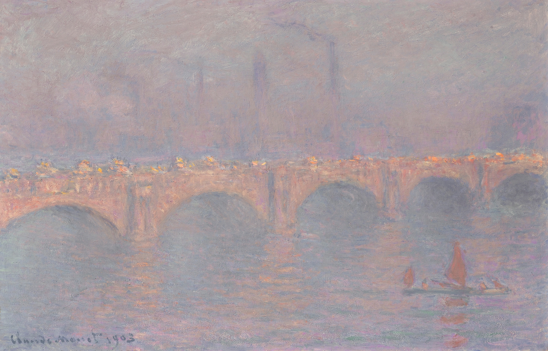 Waterloo Bridge, soleil voilé (1899-1903)