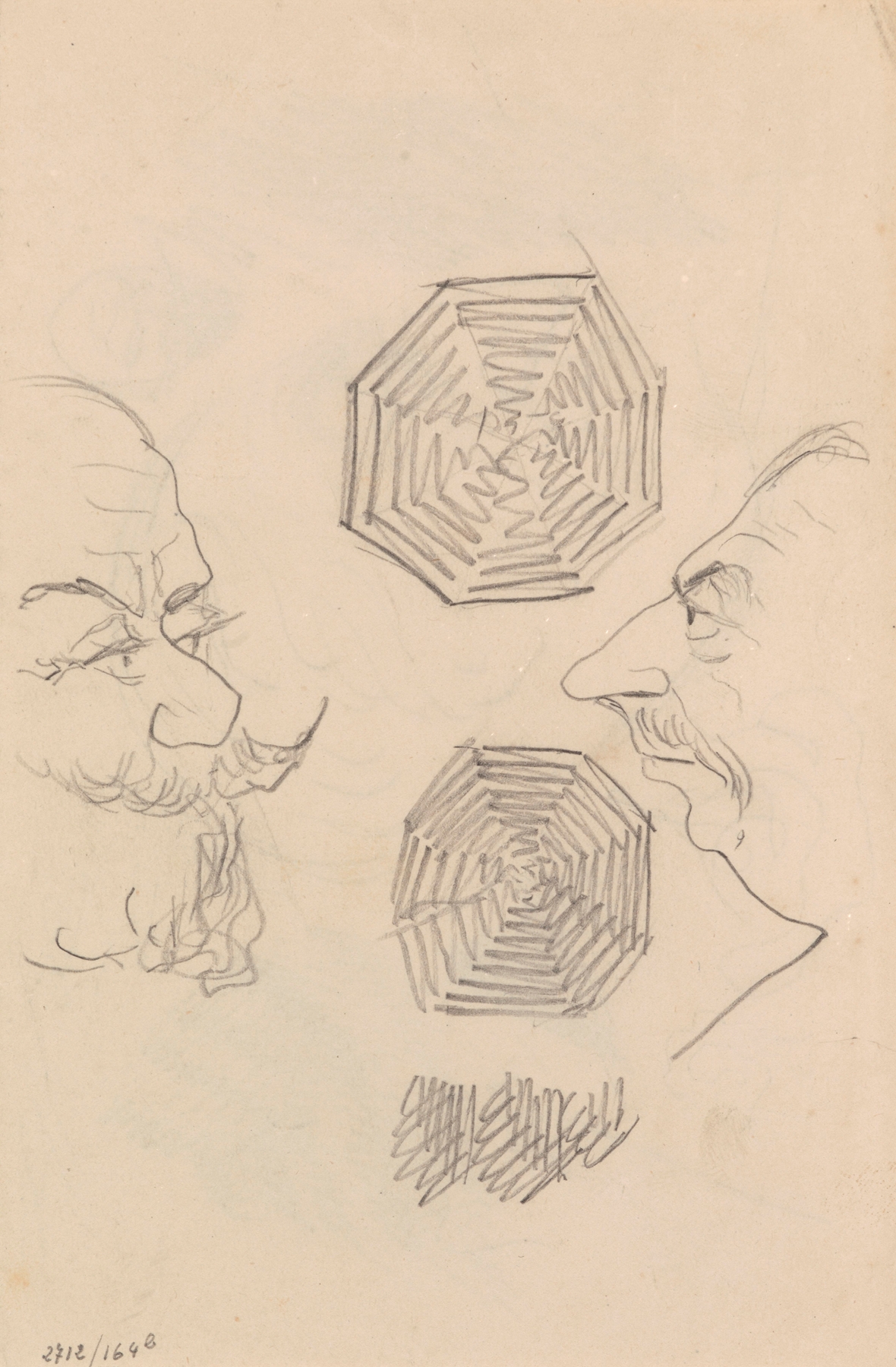 Two heads and a Spinning-Wheel
