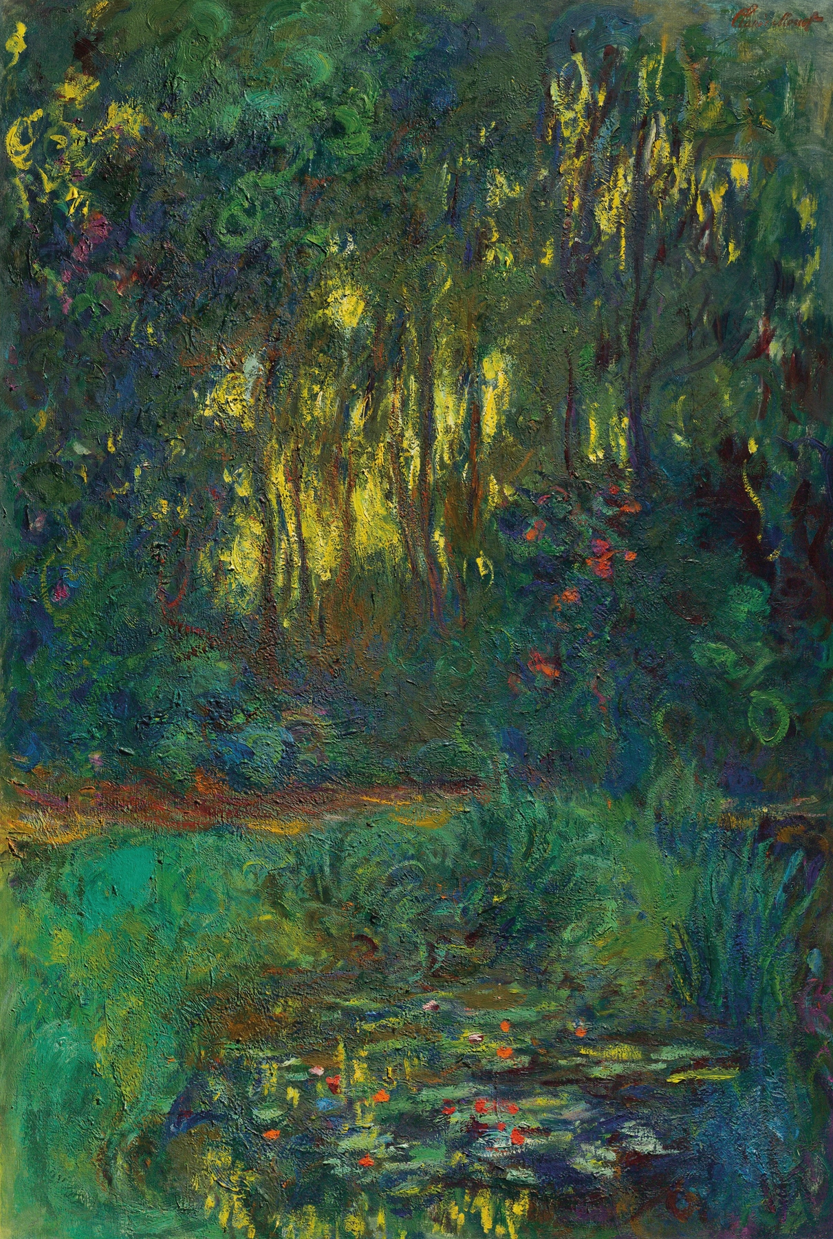 Coin du bassin aux nymphéas (1918-1919)