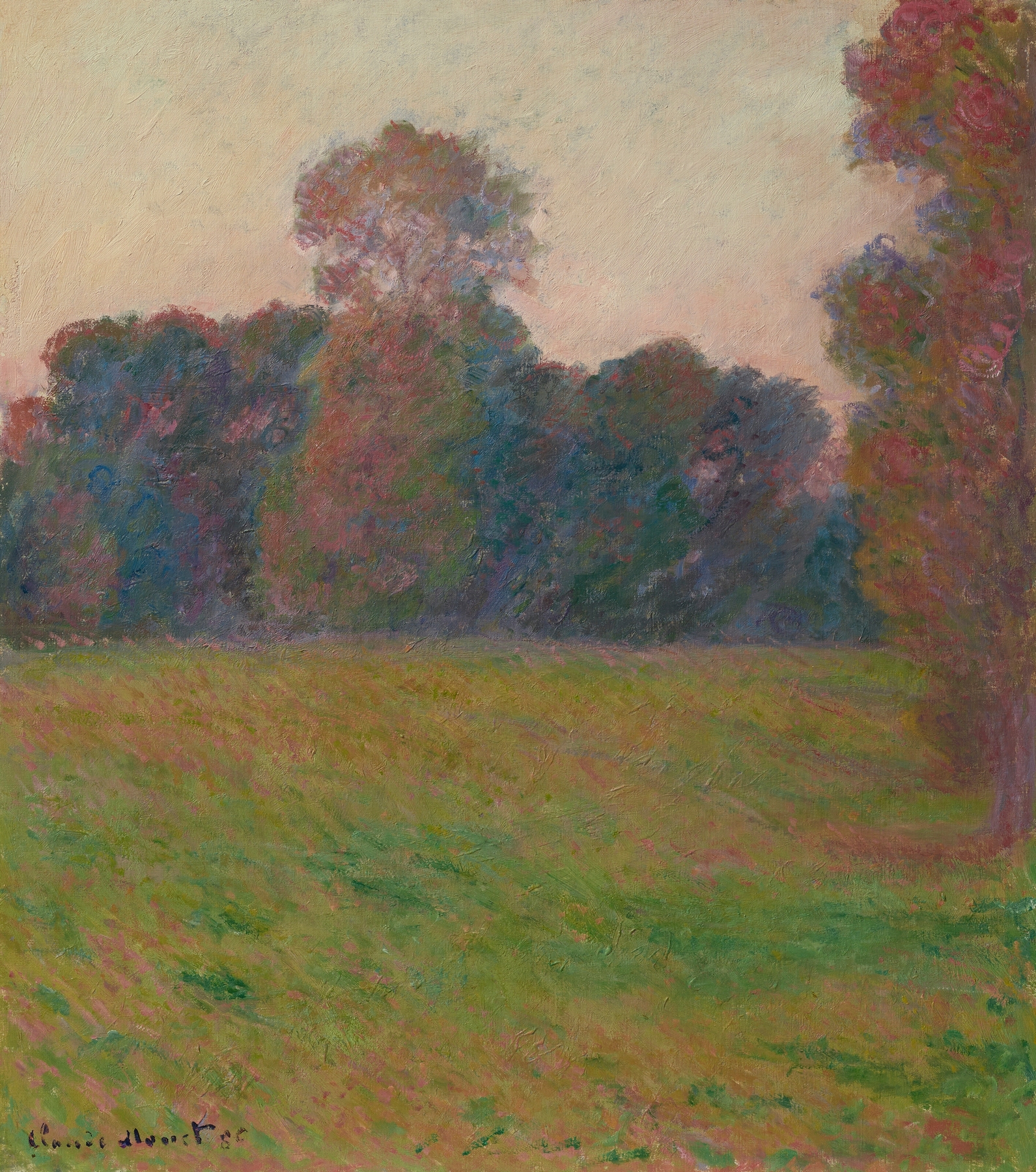Prairie à Giverny (1886)