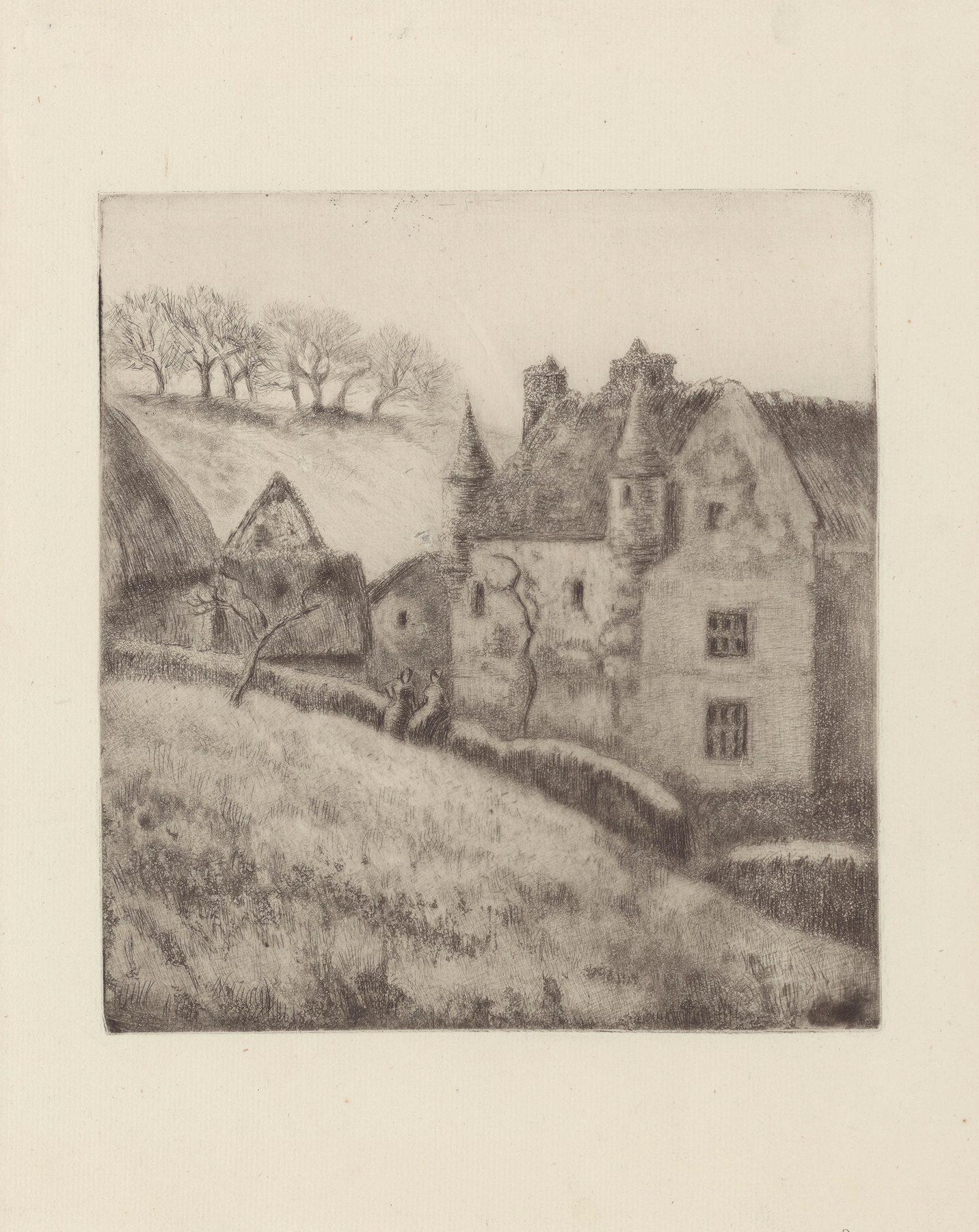 La ferme à Noël, Osny. (1884)