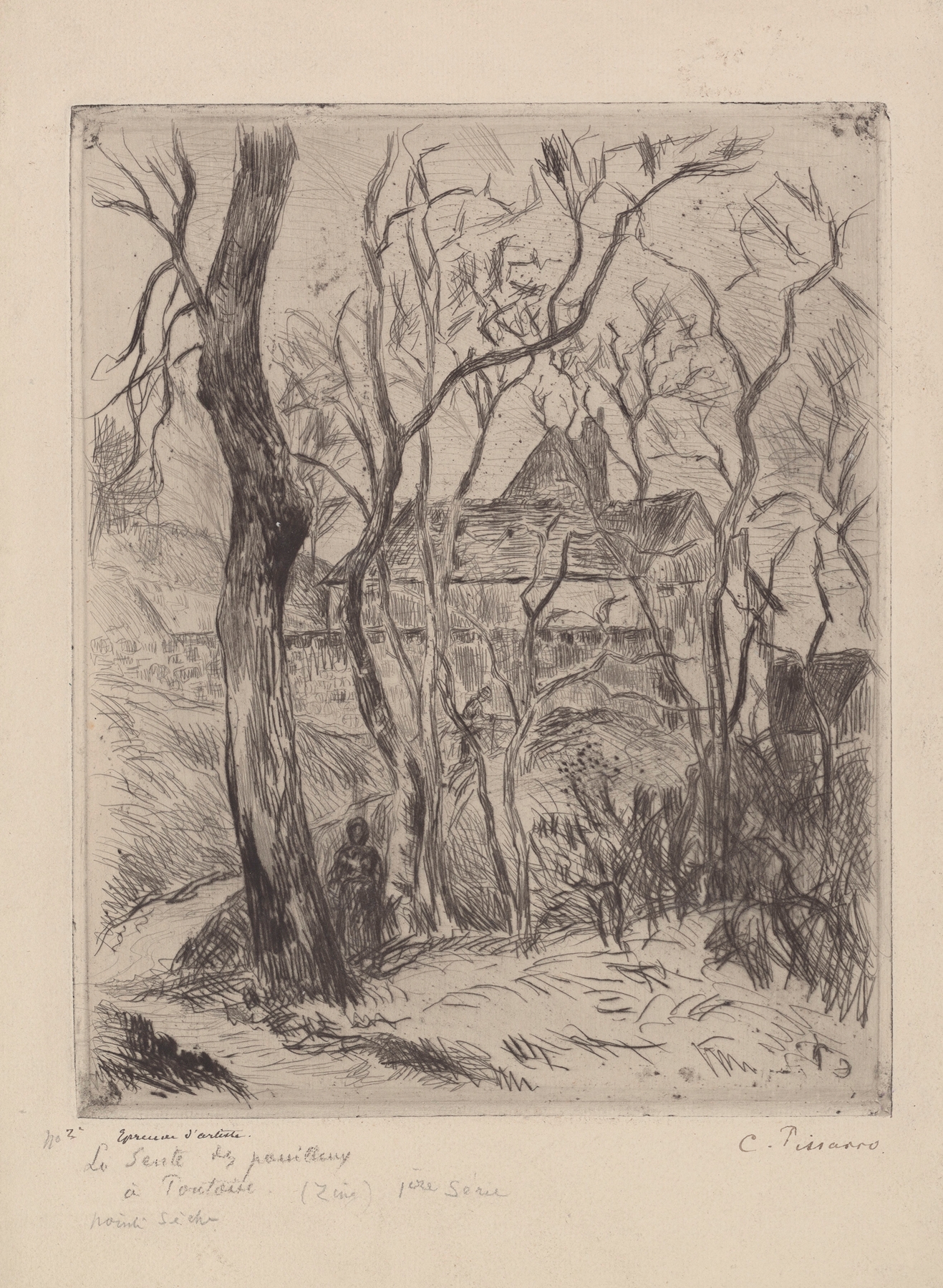 La sente des pouilleux à Pontoise (1880)