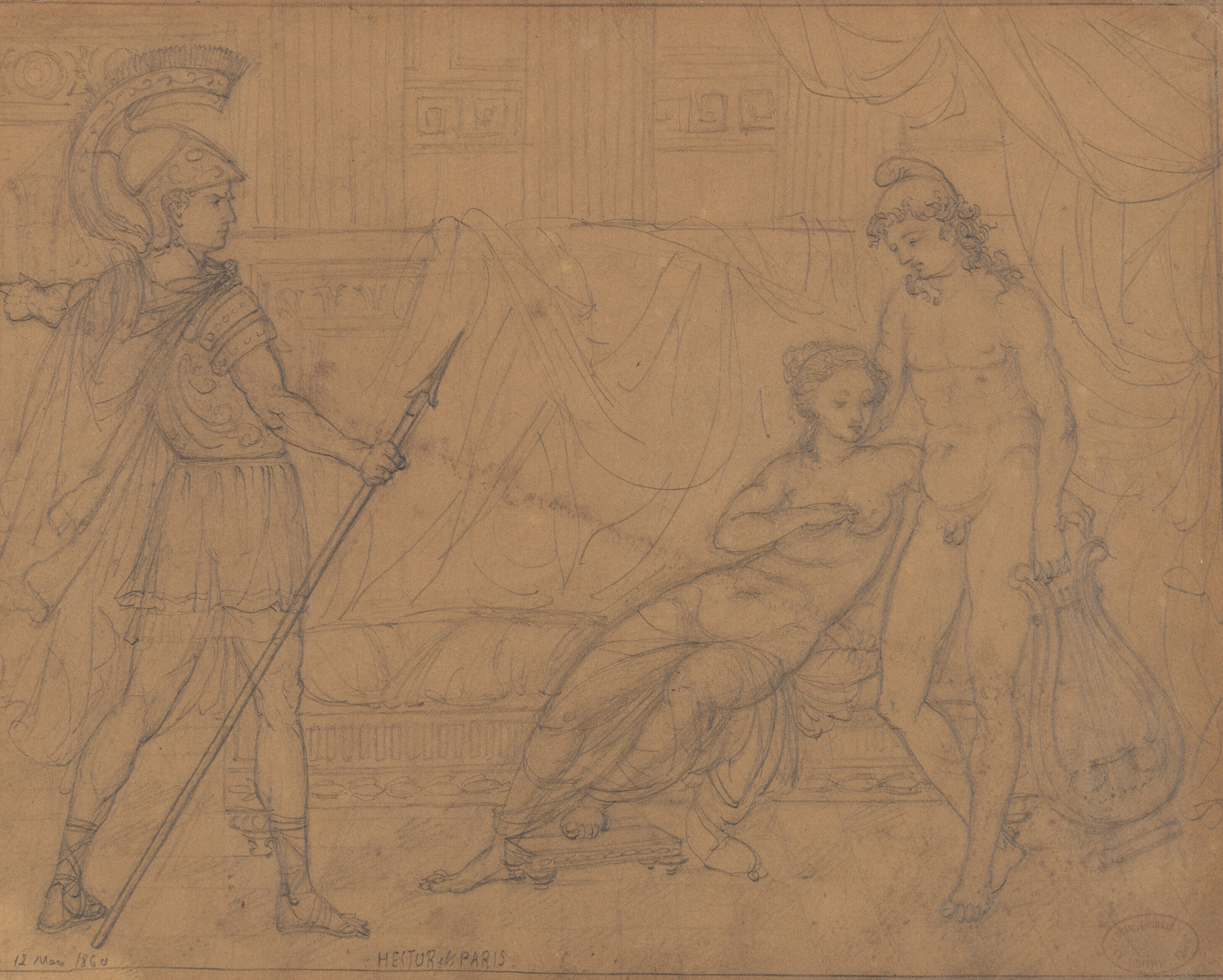 Hector et Paris (1860)