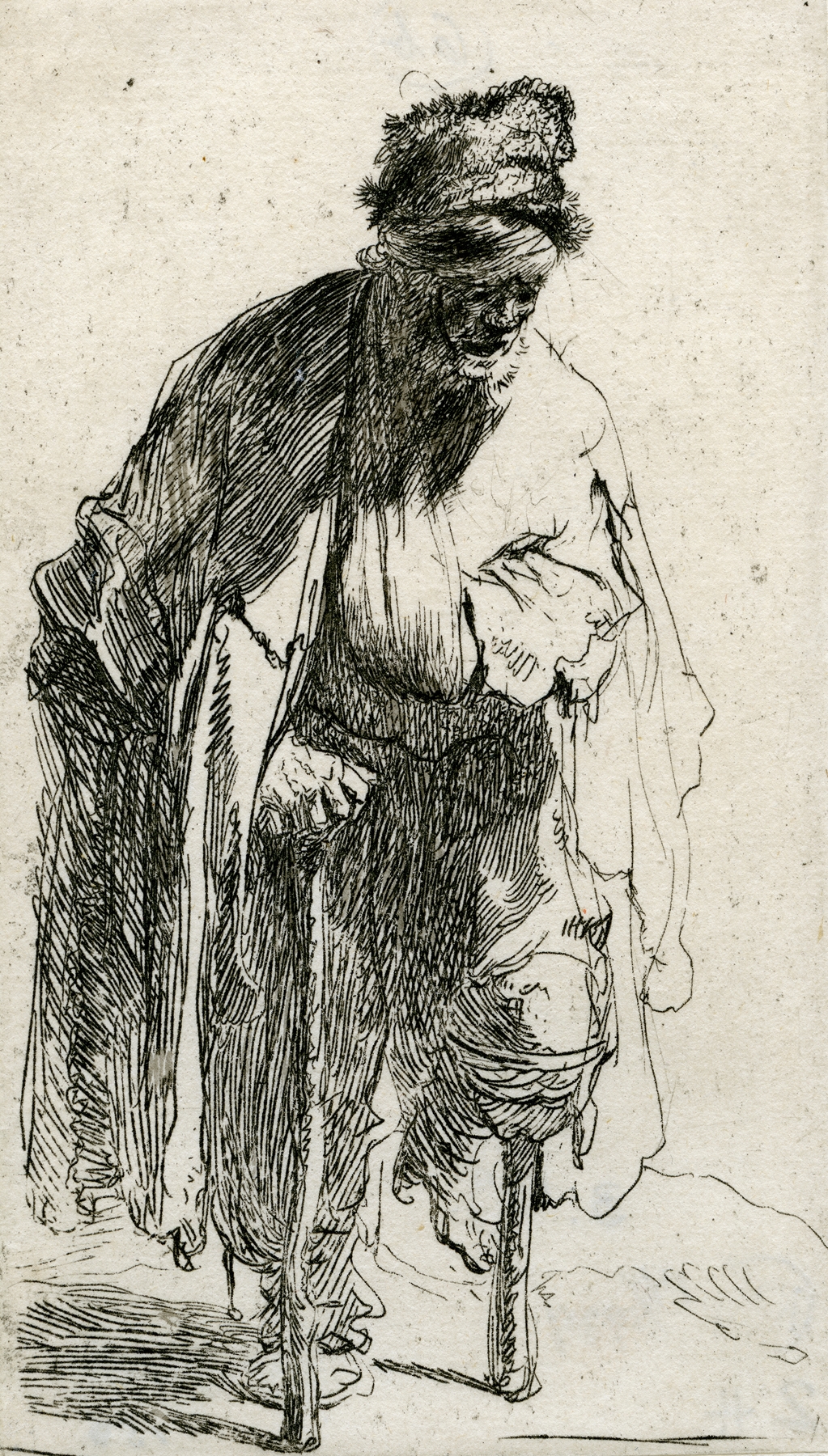 Beggar with a Wooden Leg (1630)