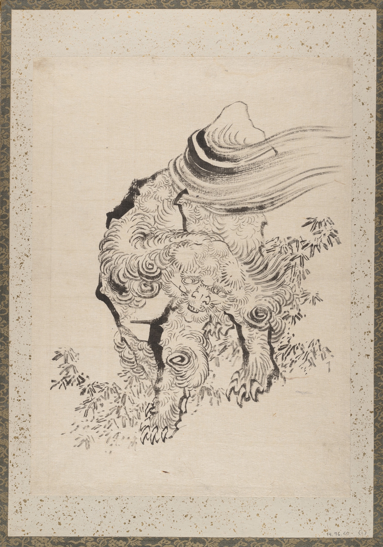 Album of Sketches by Katsushika Hokusai and His Disciples Pl.01 (19th century)