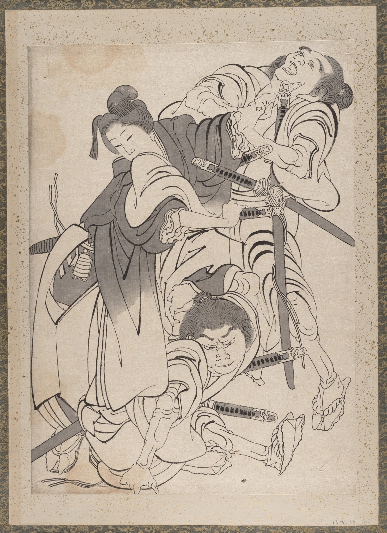 Album of Sketches by Katsushika Hokusai and His Disciples Pl.04 (19th century)