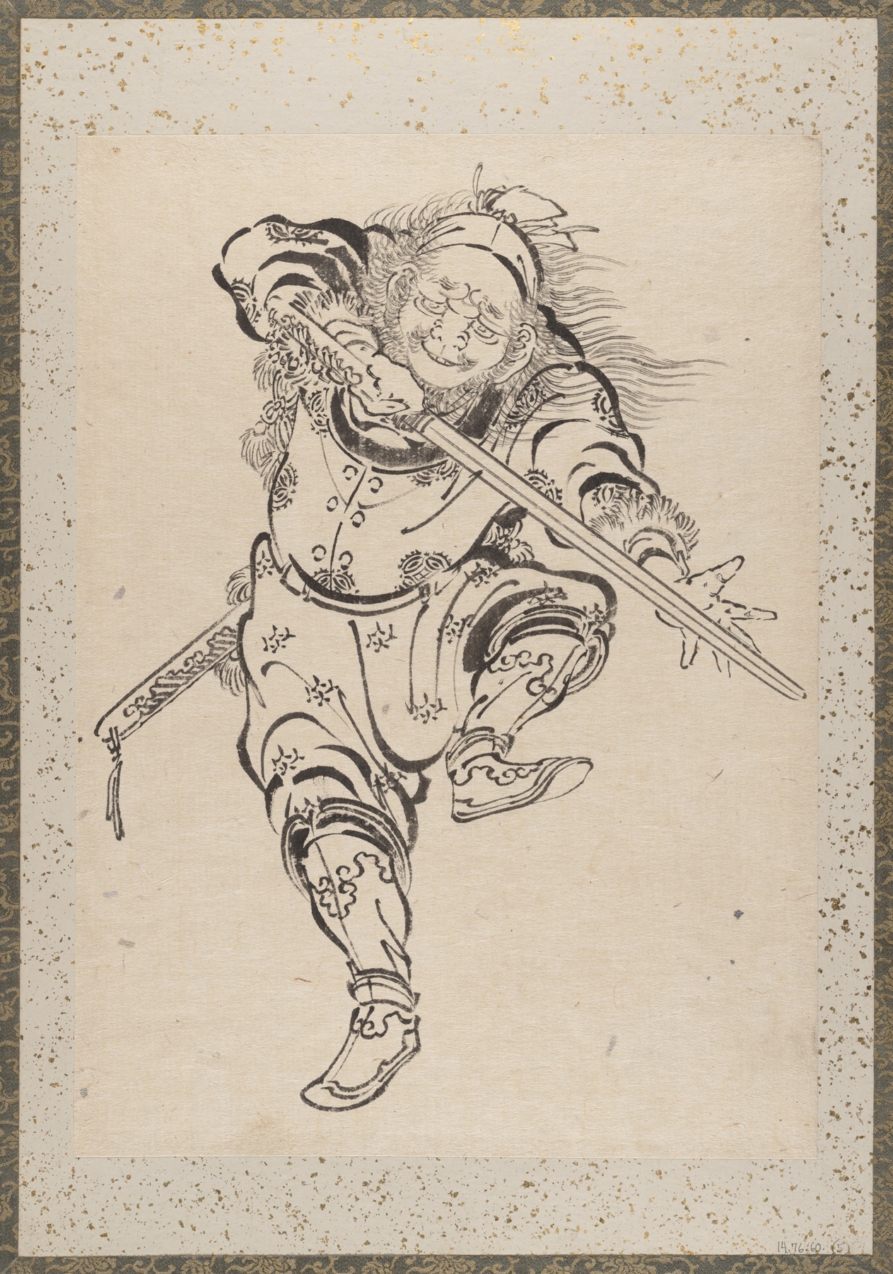 Album of Sketches by Katsushika Hokusai and His Disciples Pl.05 (19th century)