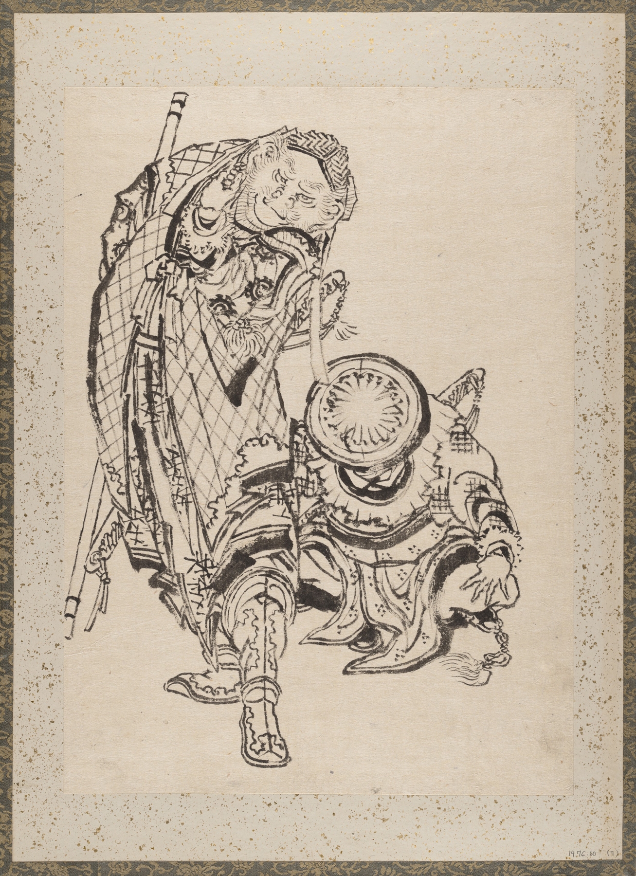 Album of Sketches by Katsushika Hokusai and His Disciples Pl.07 (19th century)