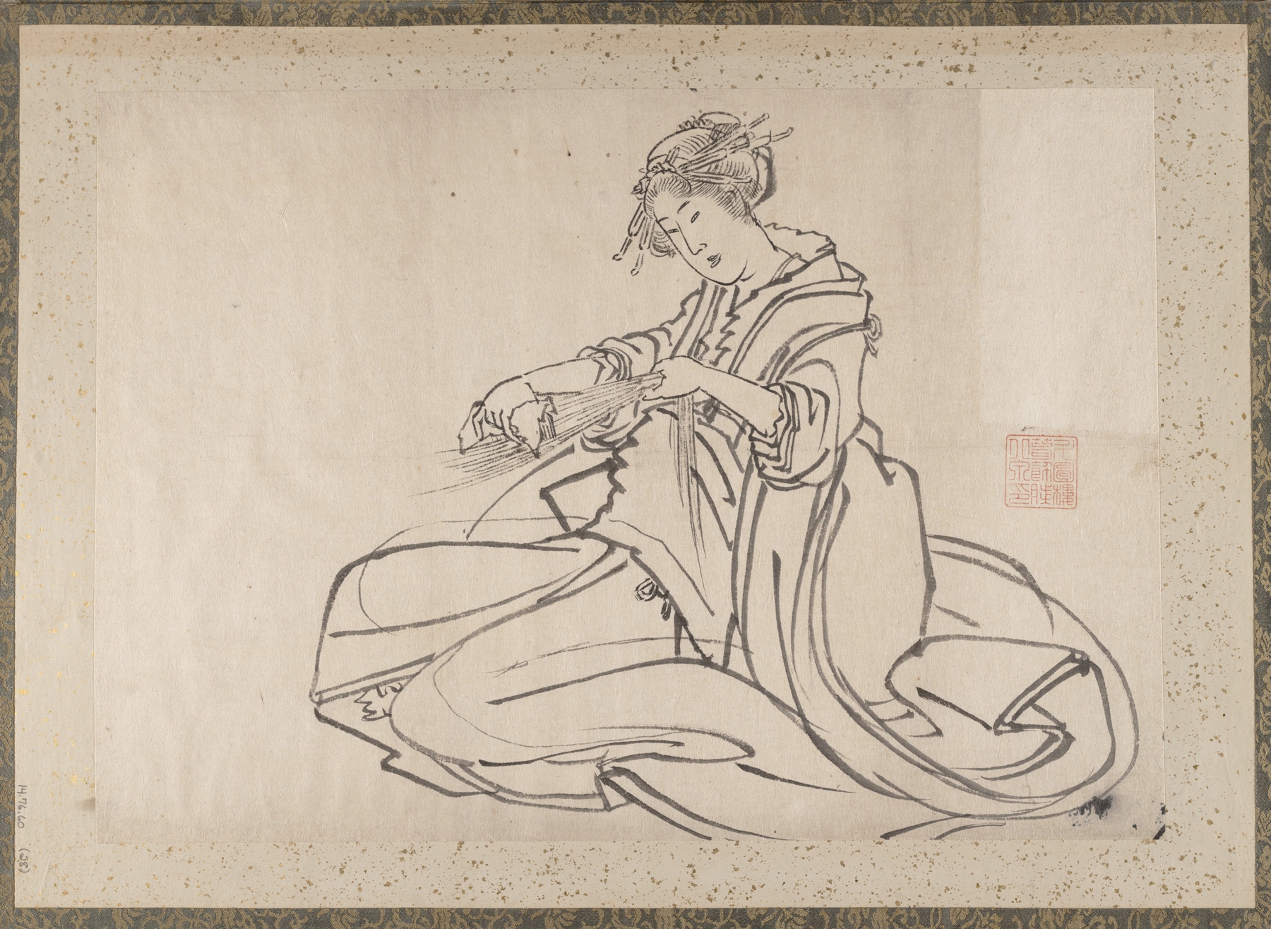 Album of Sketches by Katsushika Hokusai and His Disciples Pl.28 (19th century)